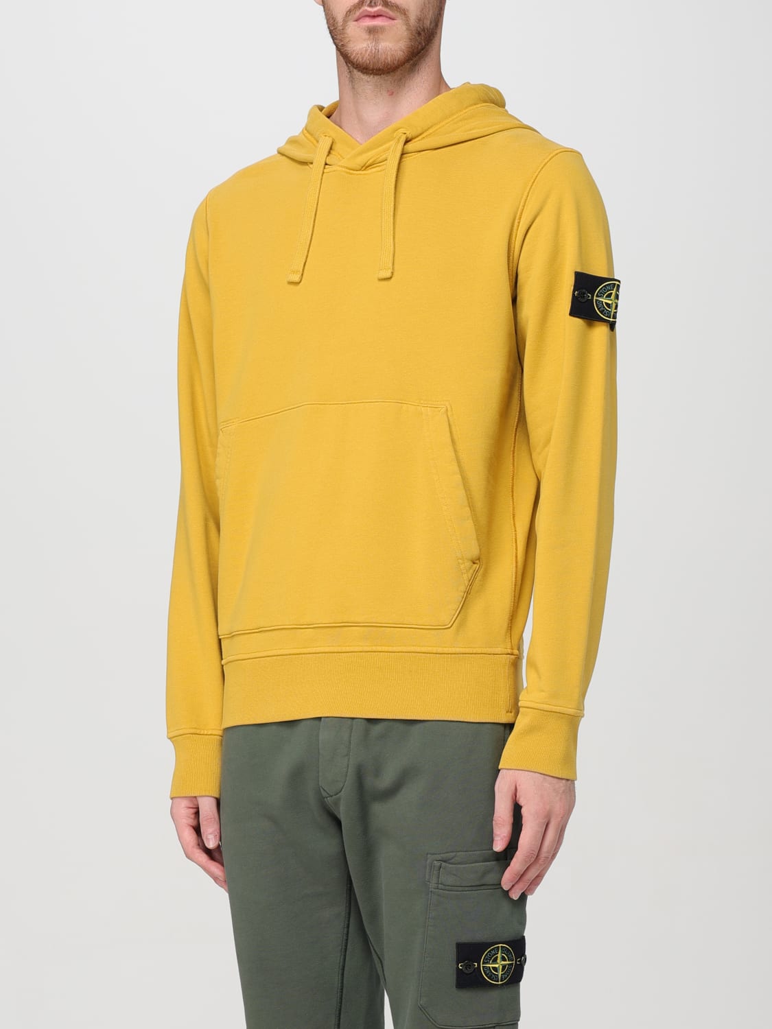 STONE ISLAND SUDADERA: Sudadera hombre Stone Island, Mostaza - Img 4