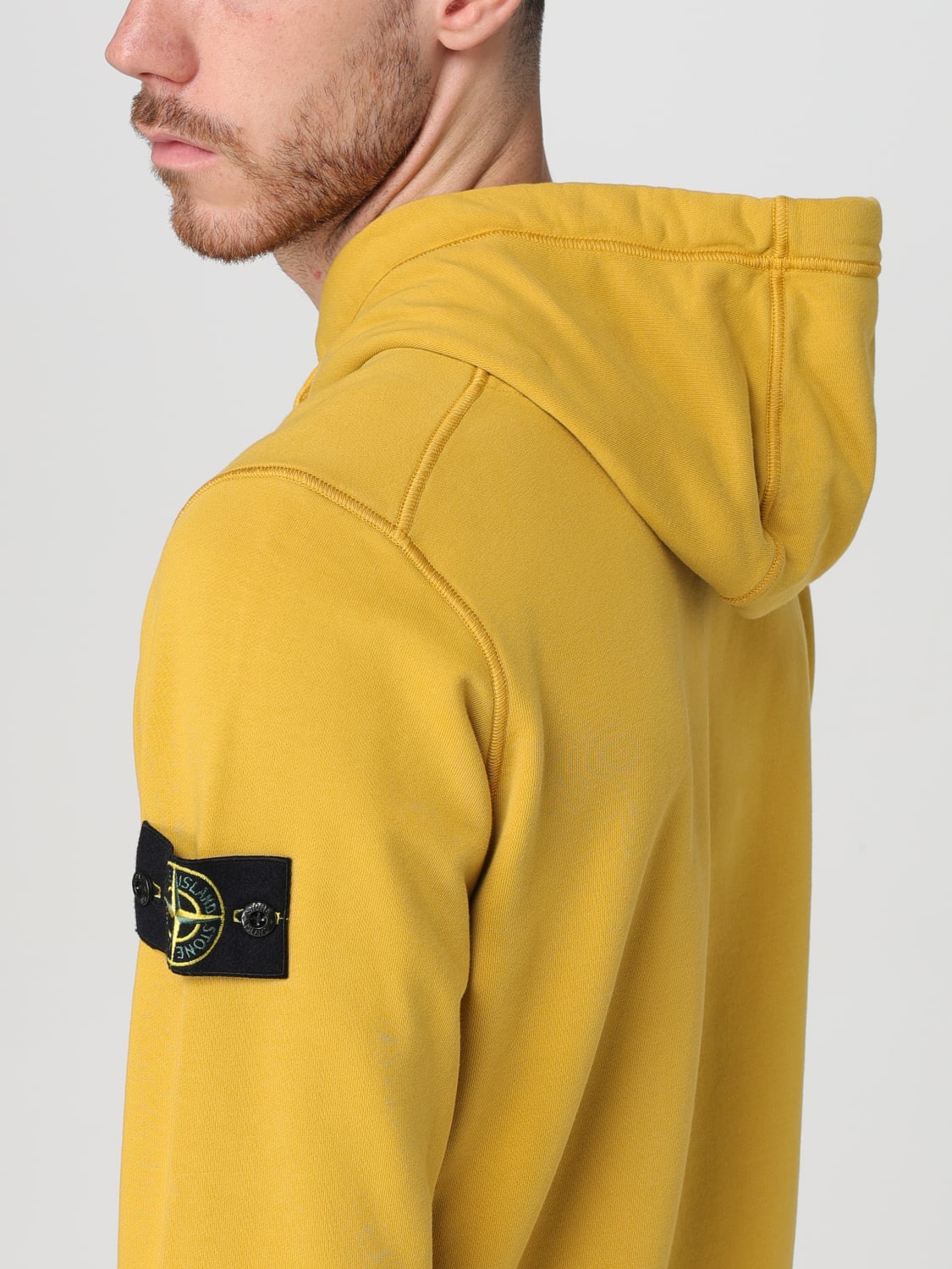 STONE ISLAND SUDADERA: Sudadera hombre Stone Island, Mostaza - Img 5