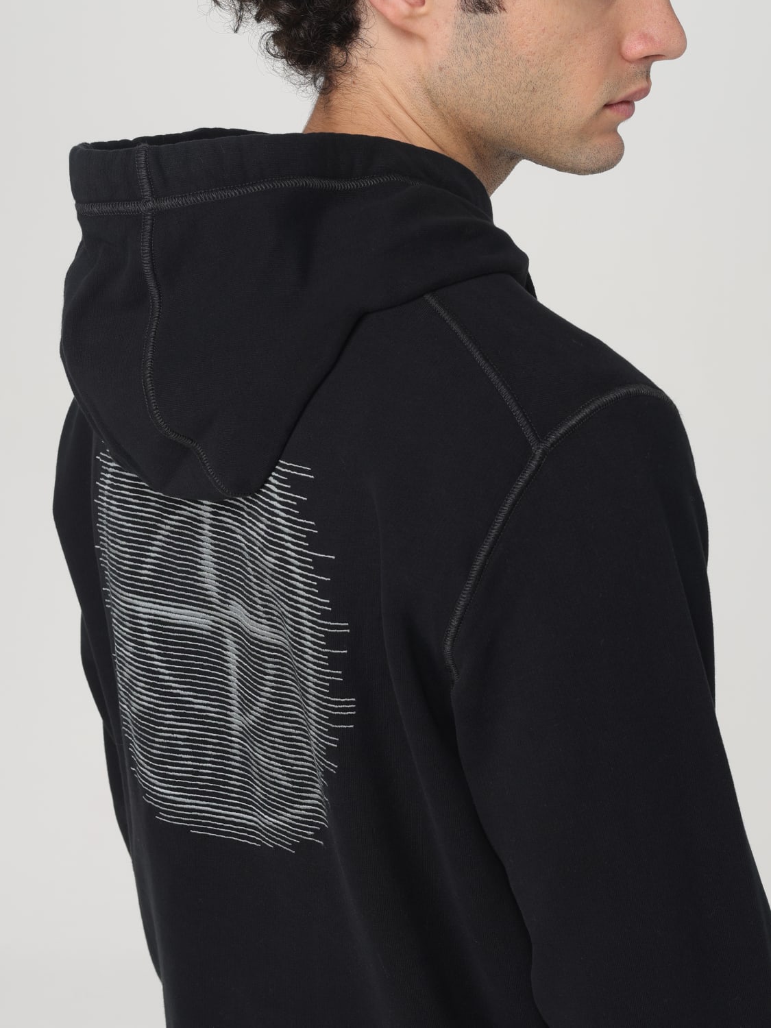 STONE ISLAND SWEATSHIRT: Sweatshirt homme Stone Island, Noir - Img 5