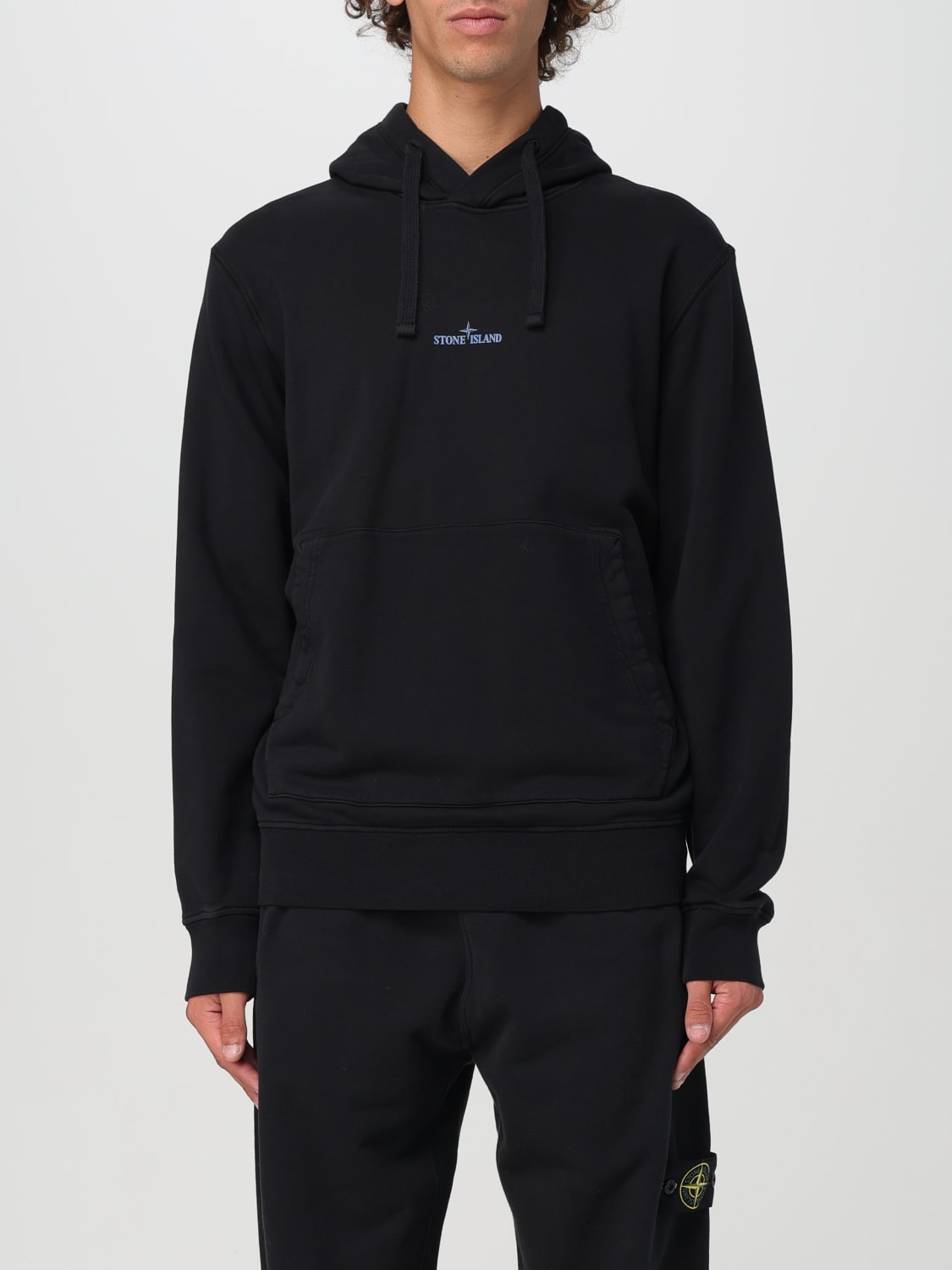 STONE ISLAND SUDADERA: Sudadera hombre Stone Island, Negro - Img 1