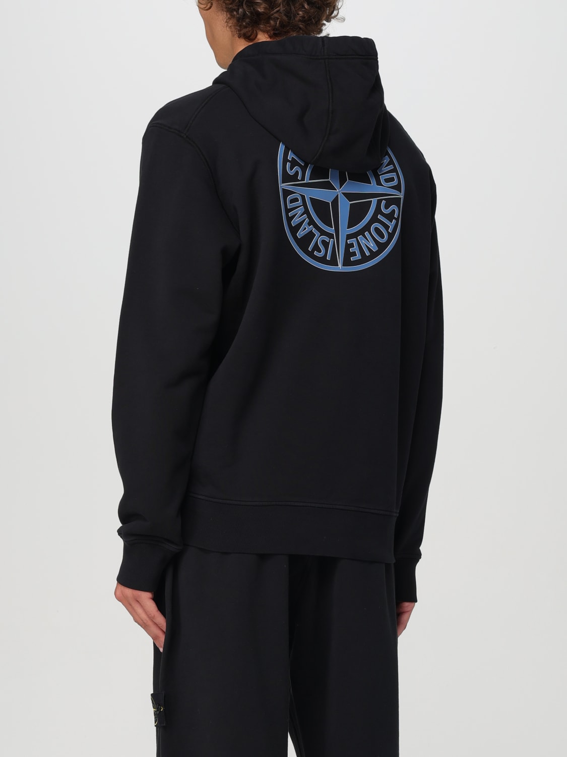 STONE ISLAND SUDADERA: Sudadera hombre Stone Island, Negro - Img 2