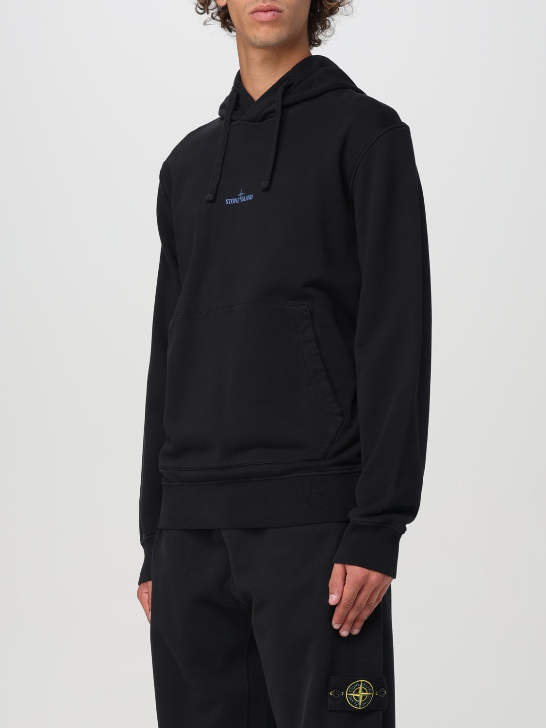 STONE ISLAND SUDADERA: Sudadera hombre Stone Island, Negro - Img 3