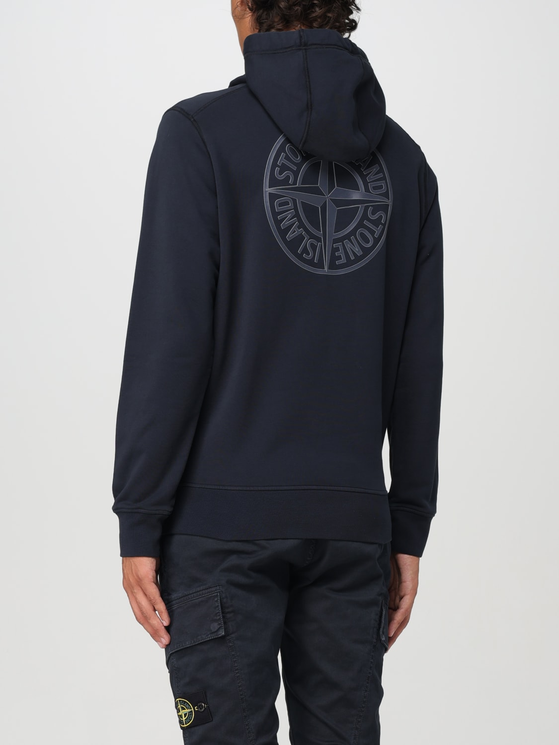 STONE ISLAND SUDADERA: Sudadera hombre Stone Island, Azul Oscuro - Img 3