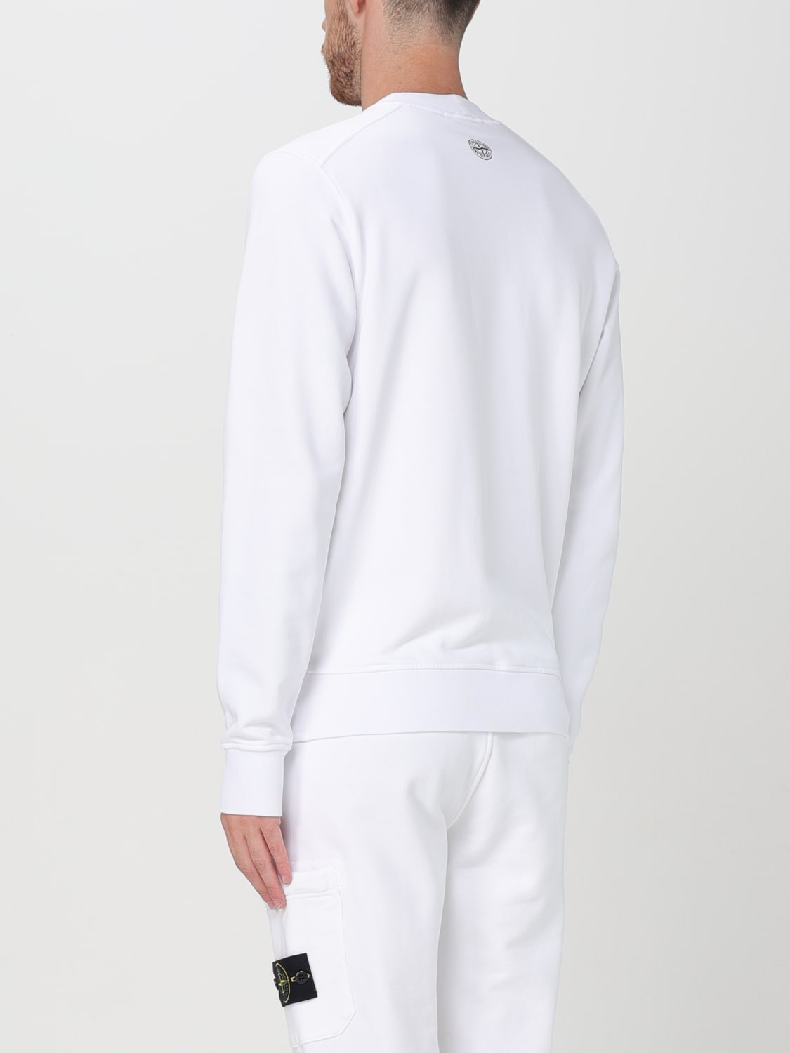 STONE ISLAND SUDADERA: Sudadera hombre Stone Island, Blanco - Img 3