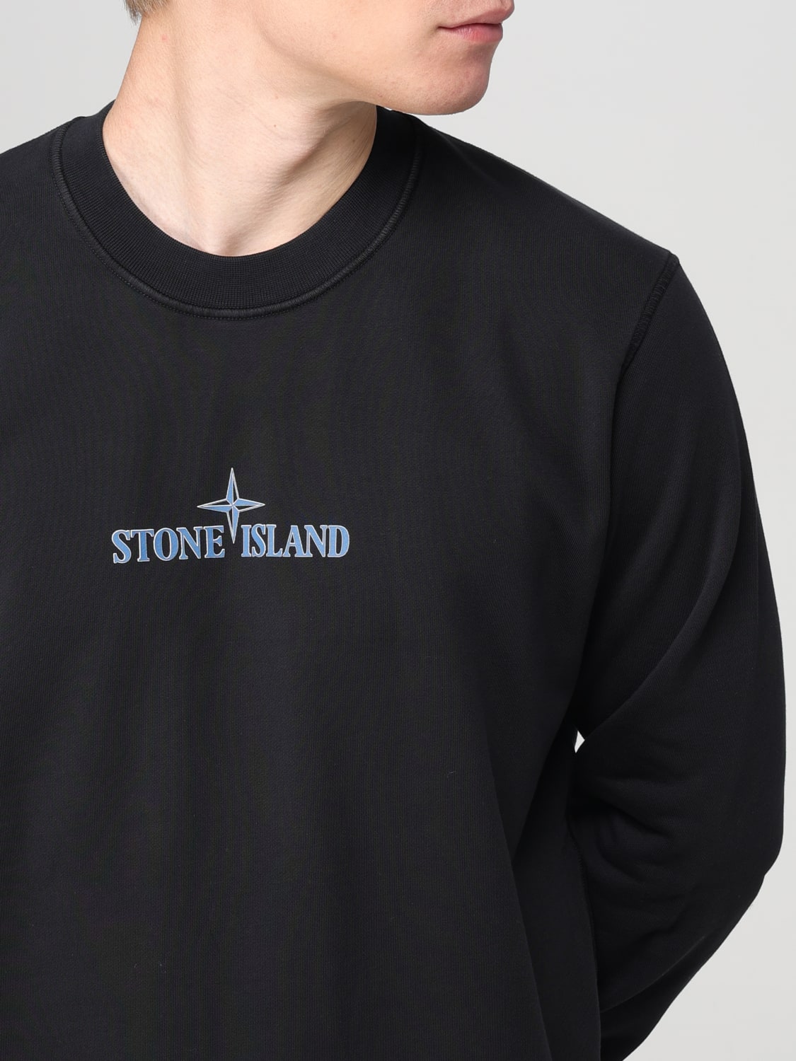 STONE ISLAND SWEATSHIRT: Sweatshirt herren Stone Island, Schwarz - Img 4