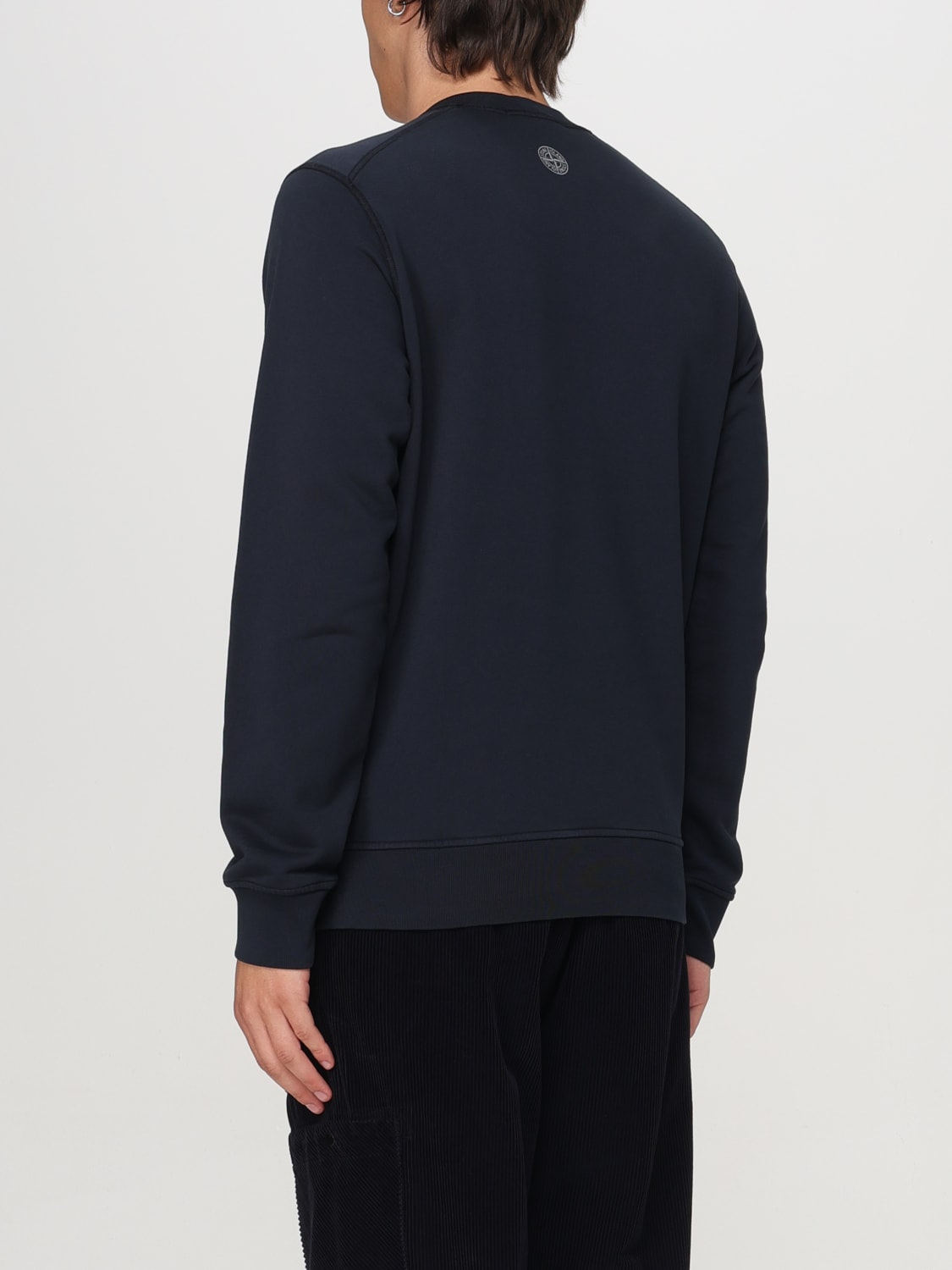 STONE ISLAND SUDADERA: Sudadera hombre Stone Island, Azul Oscuro - Img 3