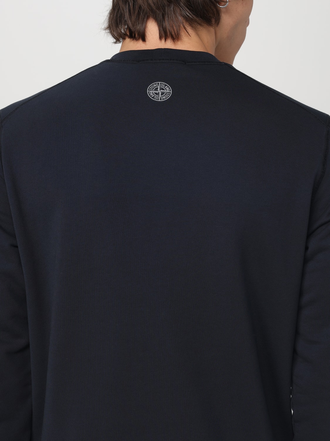 STONE ISLAND SUDADERA: Sudadera hombre Stone Island, Azul Oscuro - Img 5