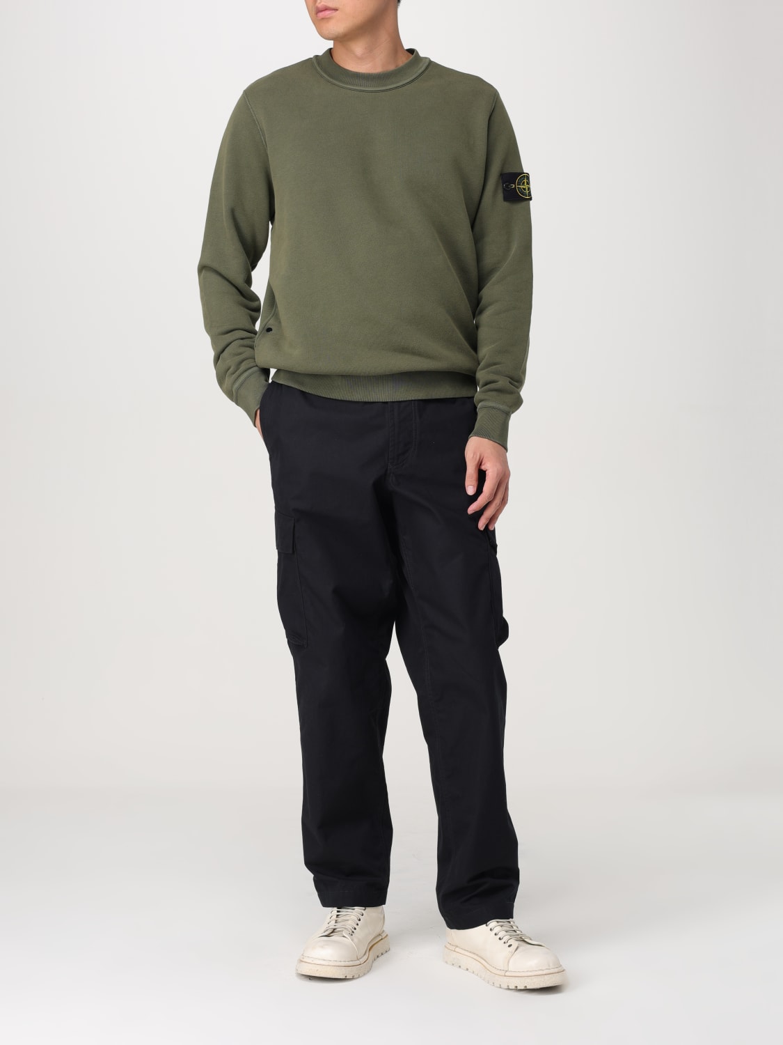 STONE ISLAND SUDADERA: Sudadera hombre Stone Island, Militar - Img 2