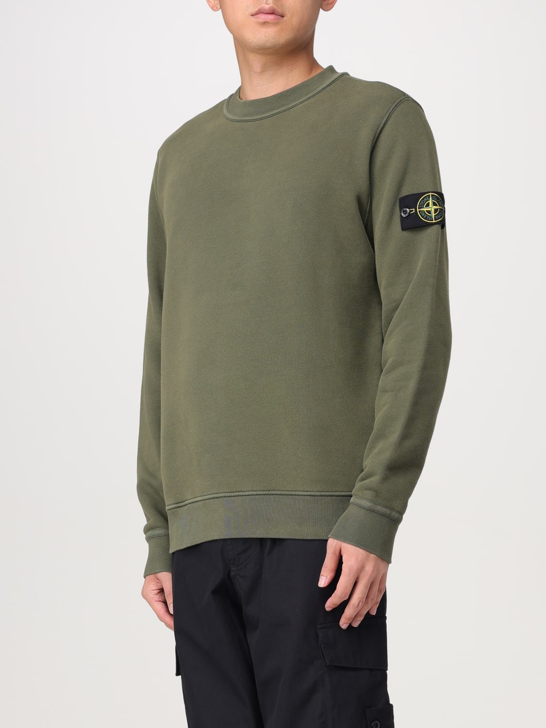 STONE ISLAND SUDADERA: Sudadera hombre Stone Island, Militar - Img 4