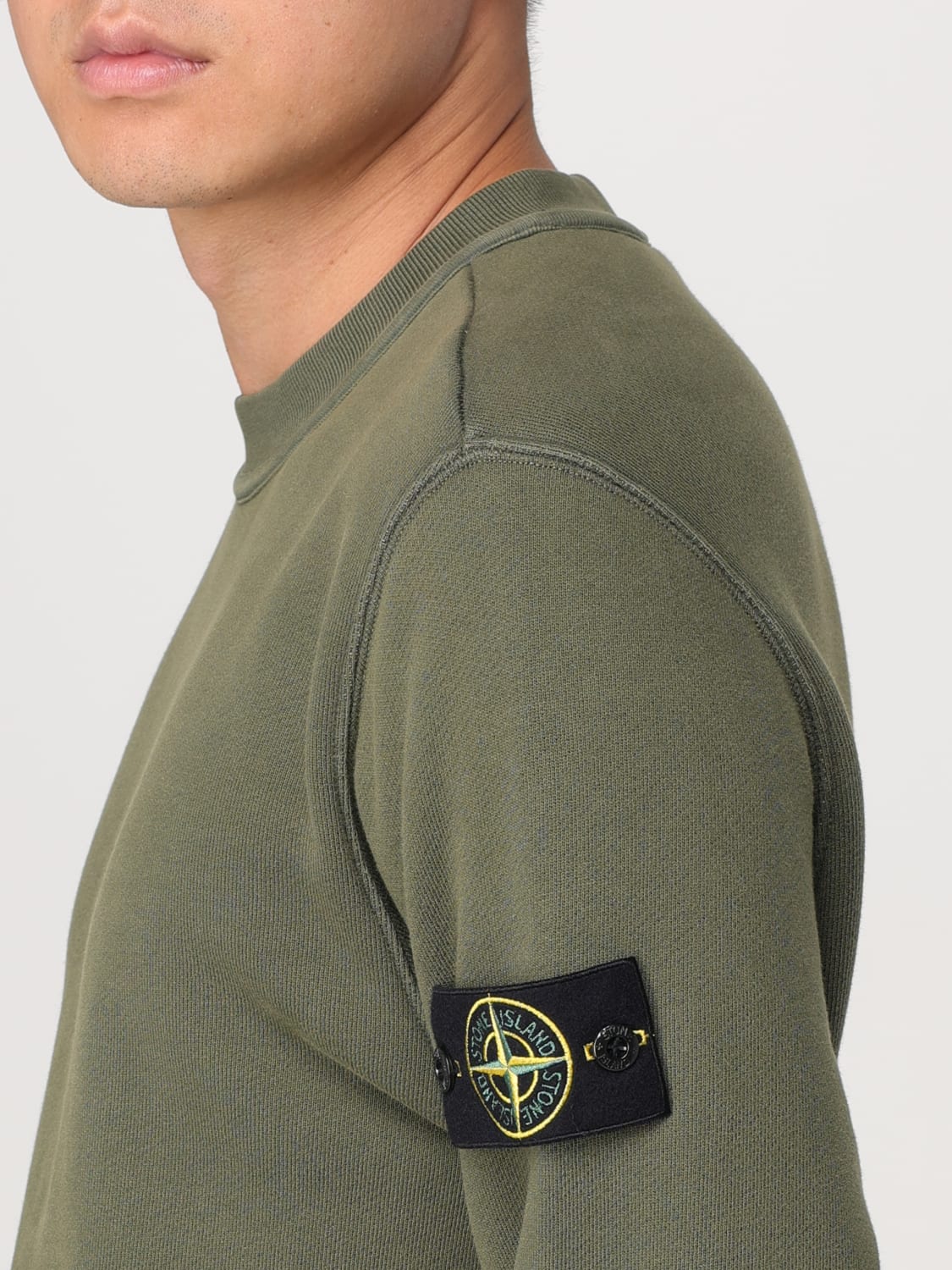 STONE ISLAND SUDADERA: Sudadera hombre Stone Island, Militar - Img 5