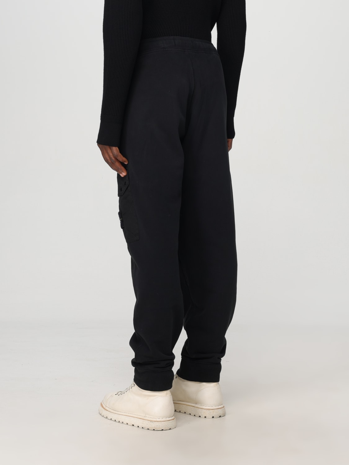 STONE ISLAND PANTALÓN: Pantalón hombre Stone Island, Negro - Img 3