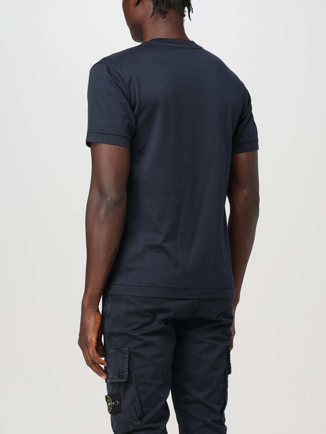 STONE ISLAND T-SHIRT: T-shirt men Stone Island, Blue - Img 3