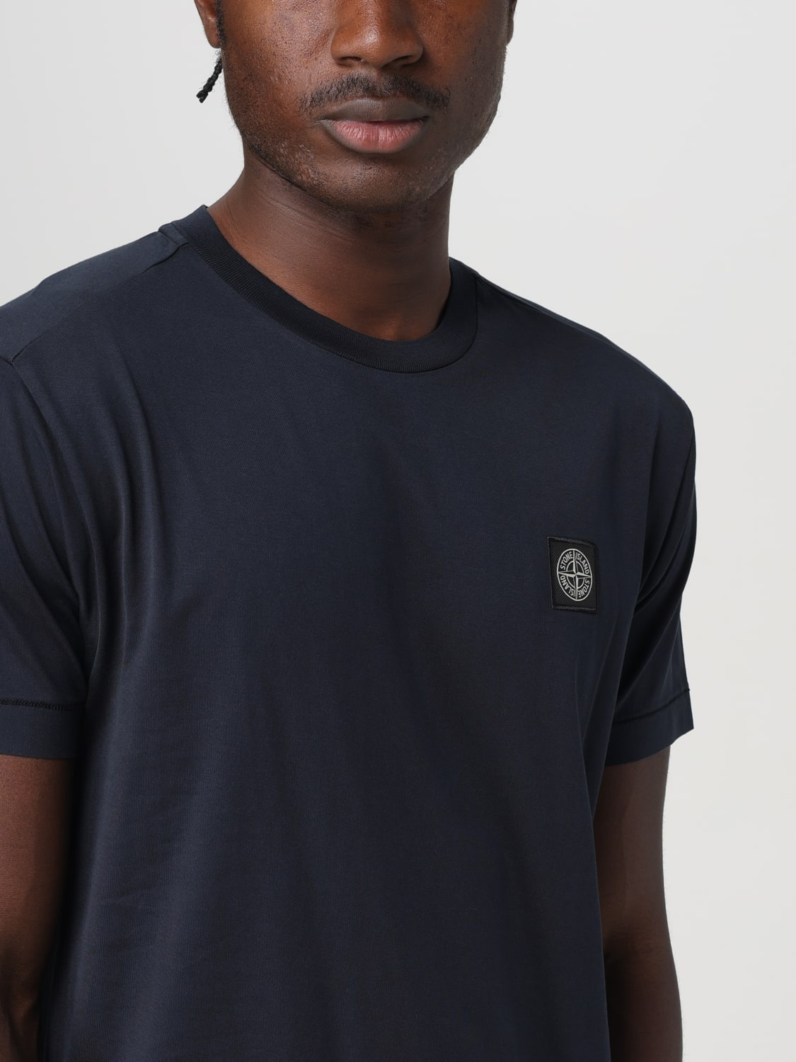 STONE ISLAND T-SHIRT: T-shirt men Stone Island, Blue - Img 5