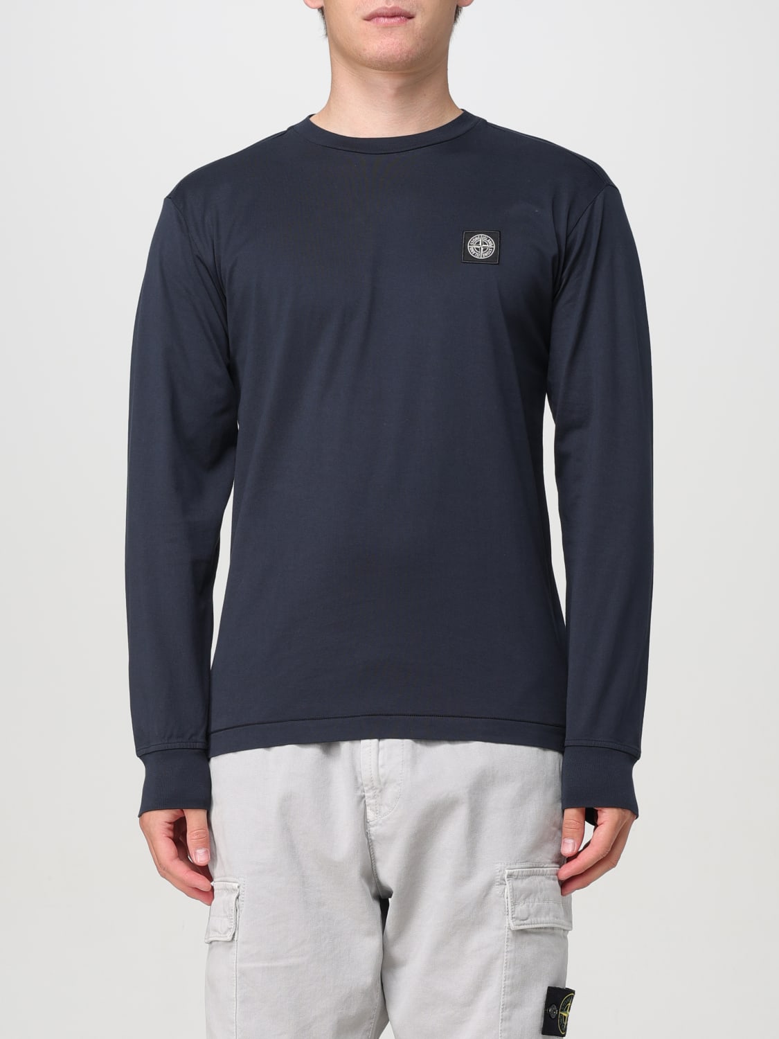 STONE ISLAND JERSEY: Camiseta hombre Stone Island, Azul Oscuro - Img 1