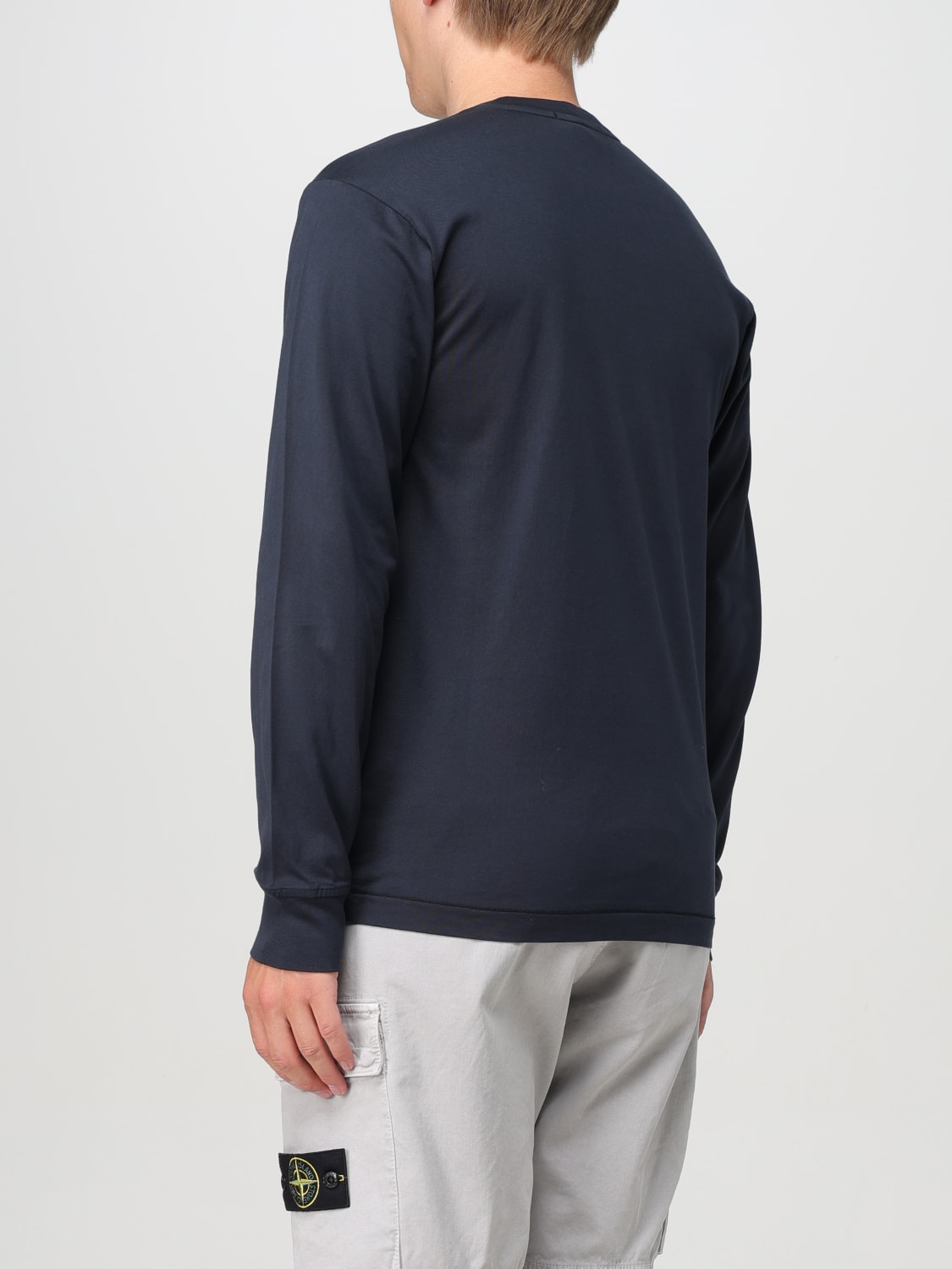 STONE ISLAND JERSEY: Camiseta hombre Stone Island, Azul Oscuro - Img 3