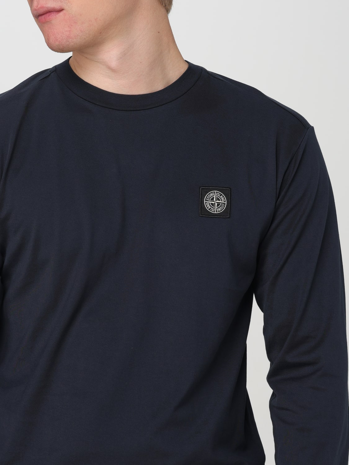 STONE ISLAND JERSEY: Camiseta hombre Stone Island, Azul Oscuro - Img 5