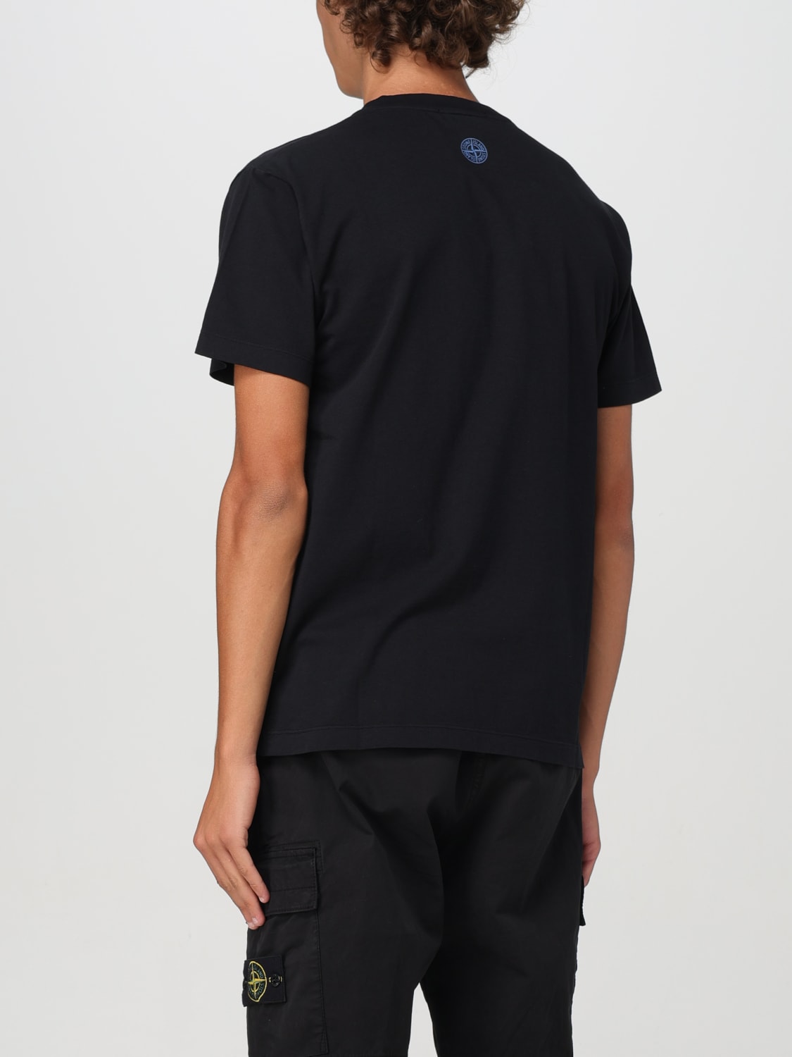 STONE ISLAND T-SHIRT: T-shirt men Stone Island, Black - Img 2