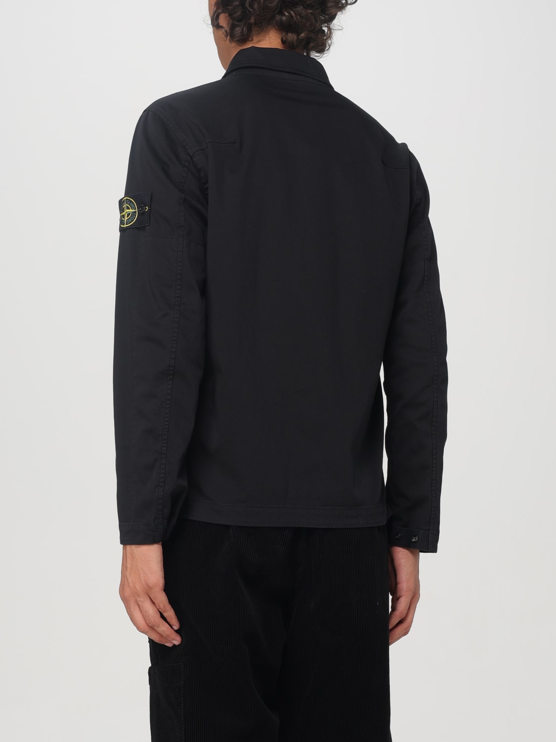 STONE ISLAND JACKET: Shirt men Stone Island, Black - Img 3