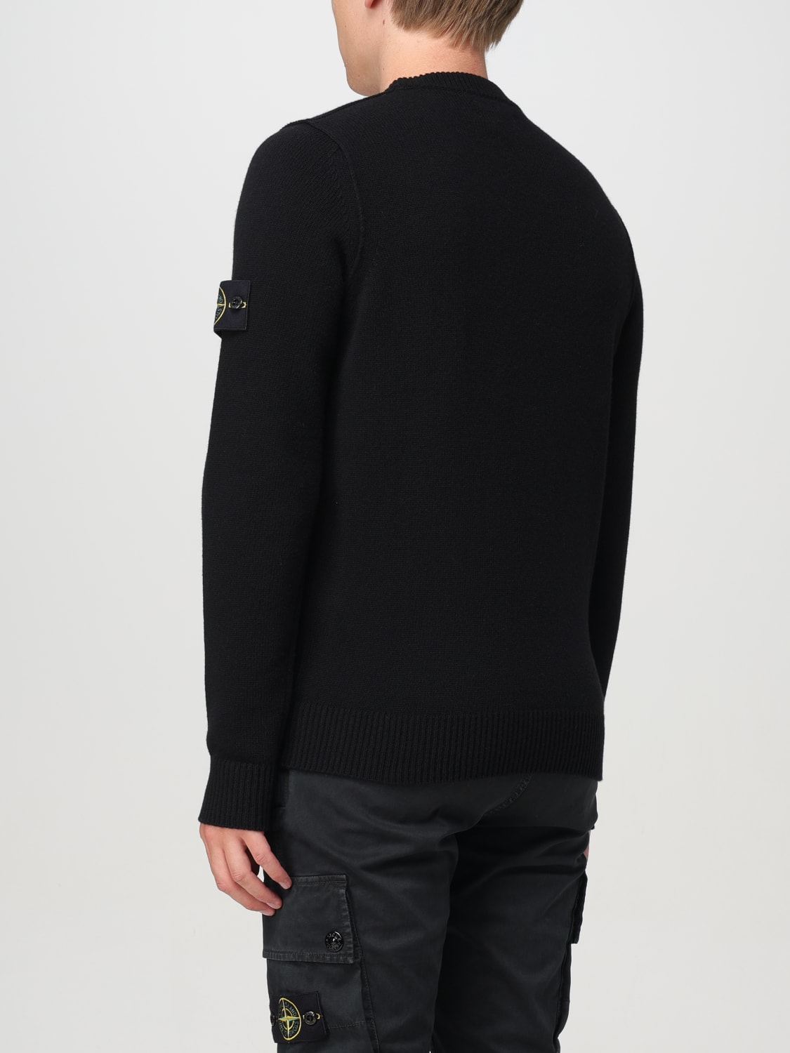 STONE ISLAND JERSEY: Jersey hombre Stone Island, Negro - Img 3