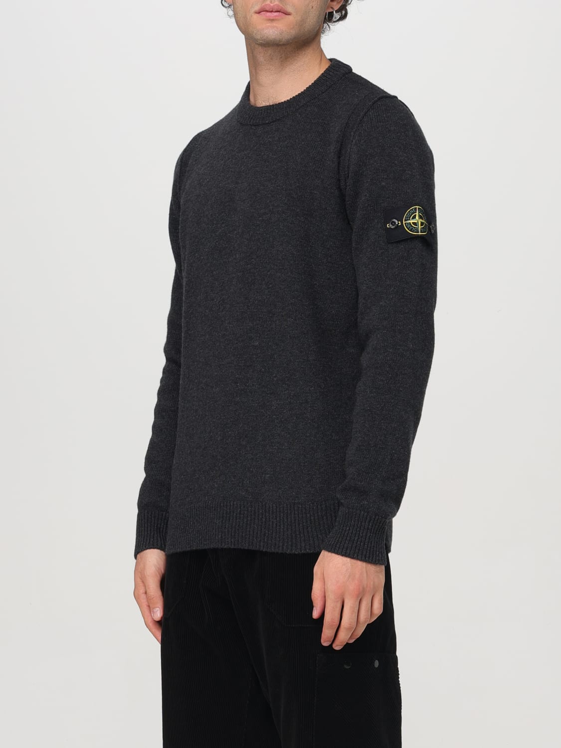 STONE ISLAND JERSEY: Jersey hombre Stone Island, Carbón - Img 4