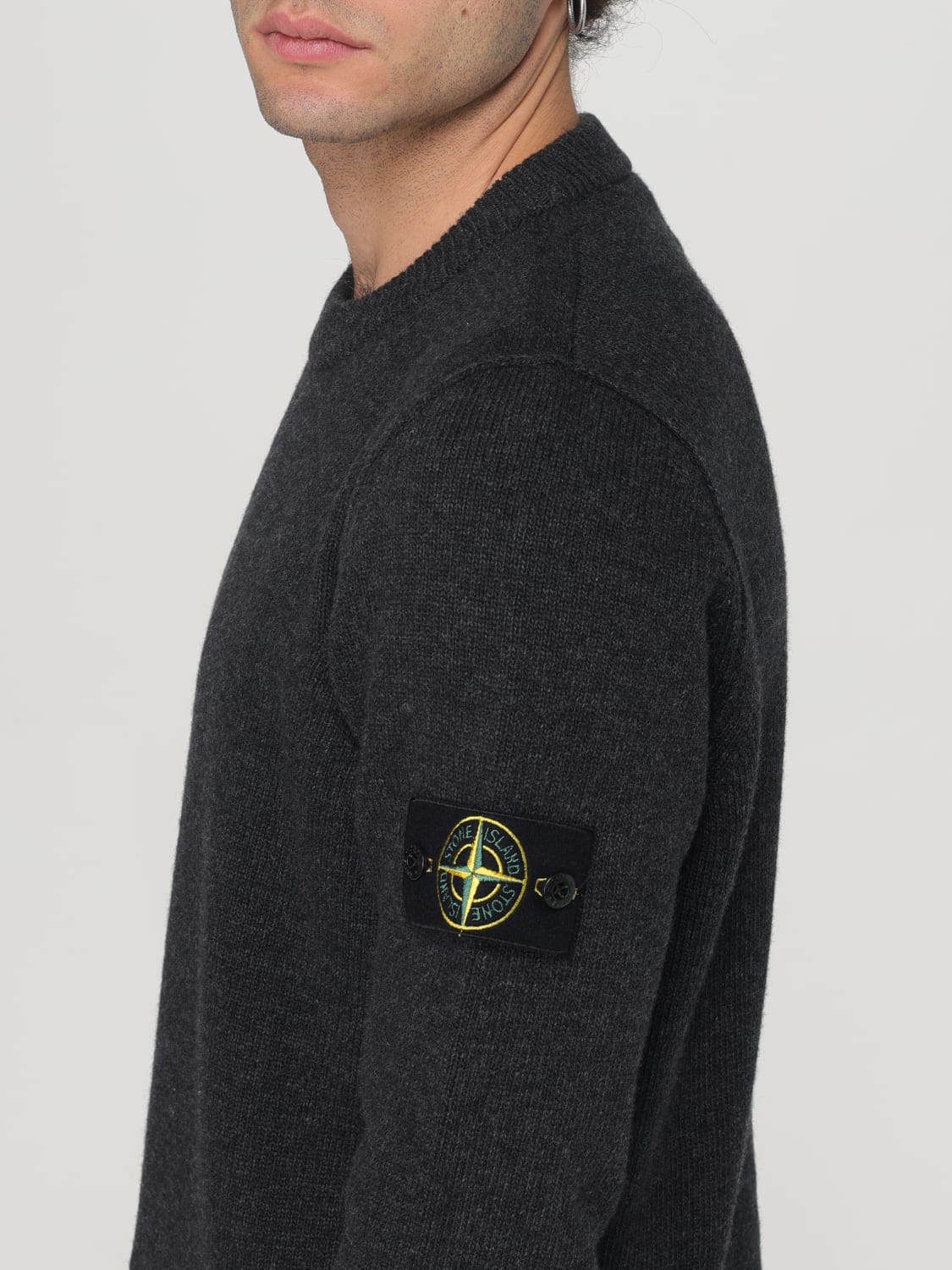 STONE ISLAND JERSEY: Jersey hombre Stone Island, Carbón - Img 5