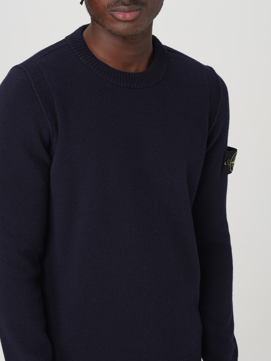 STONE ISLAND JERSEY: Jersey hombre Stone Island, Azul Marino - Img 5