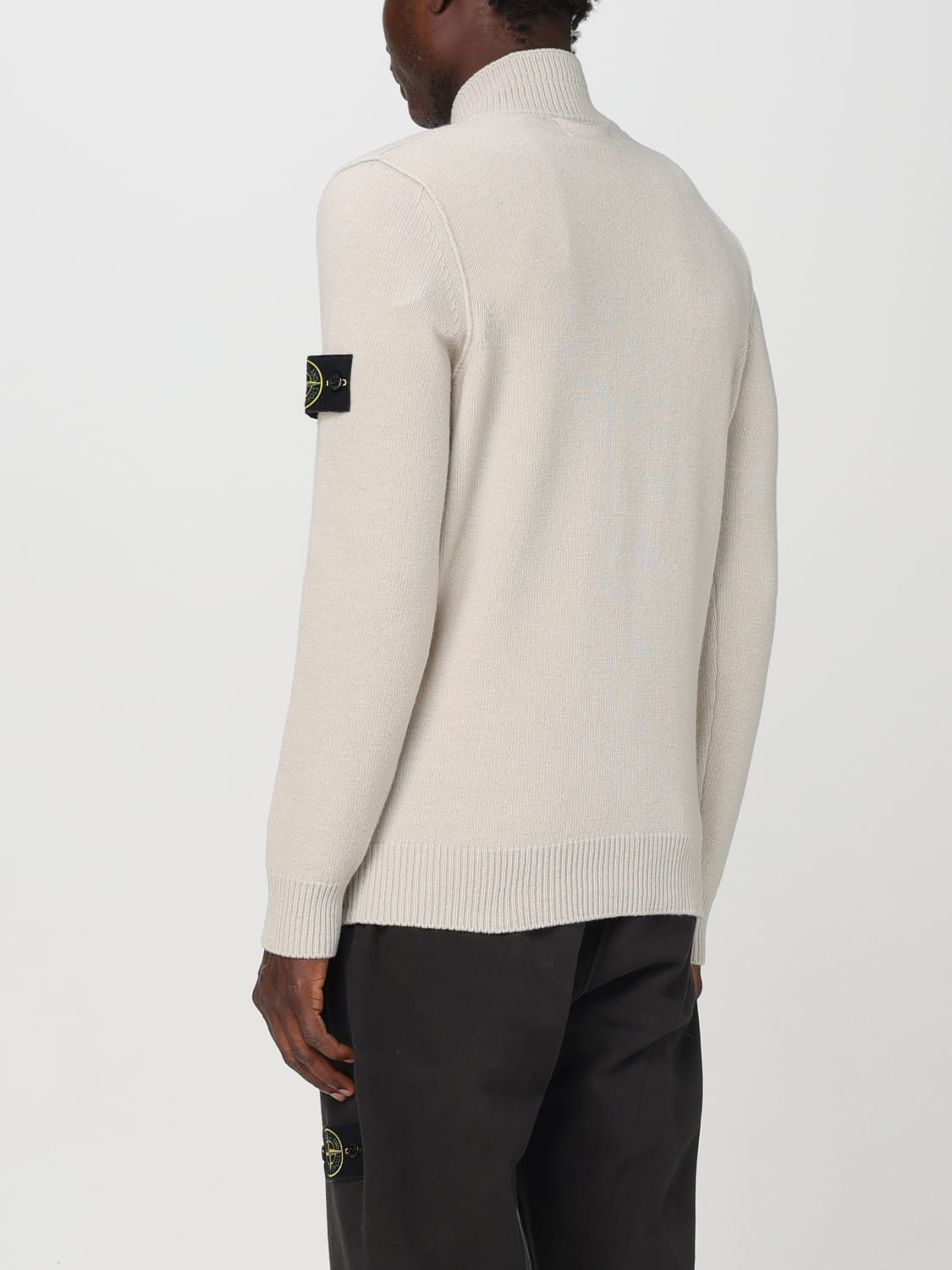 STONE ISLAND SWEATER: Sweater men Stone Island, White - Img 3