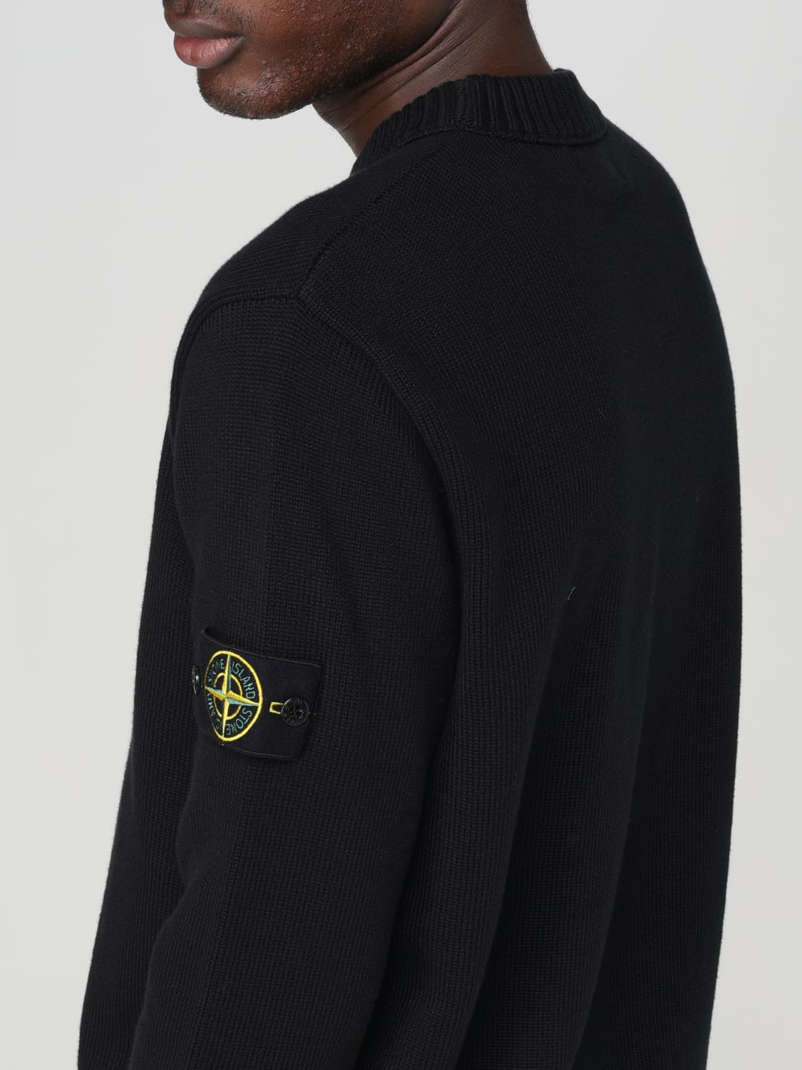 STONE ISLAND JERSEY: Jersey hombre Stone Island, Negro - Img 5