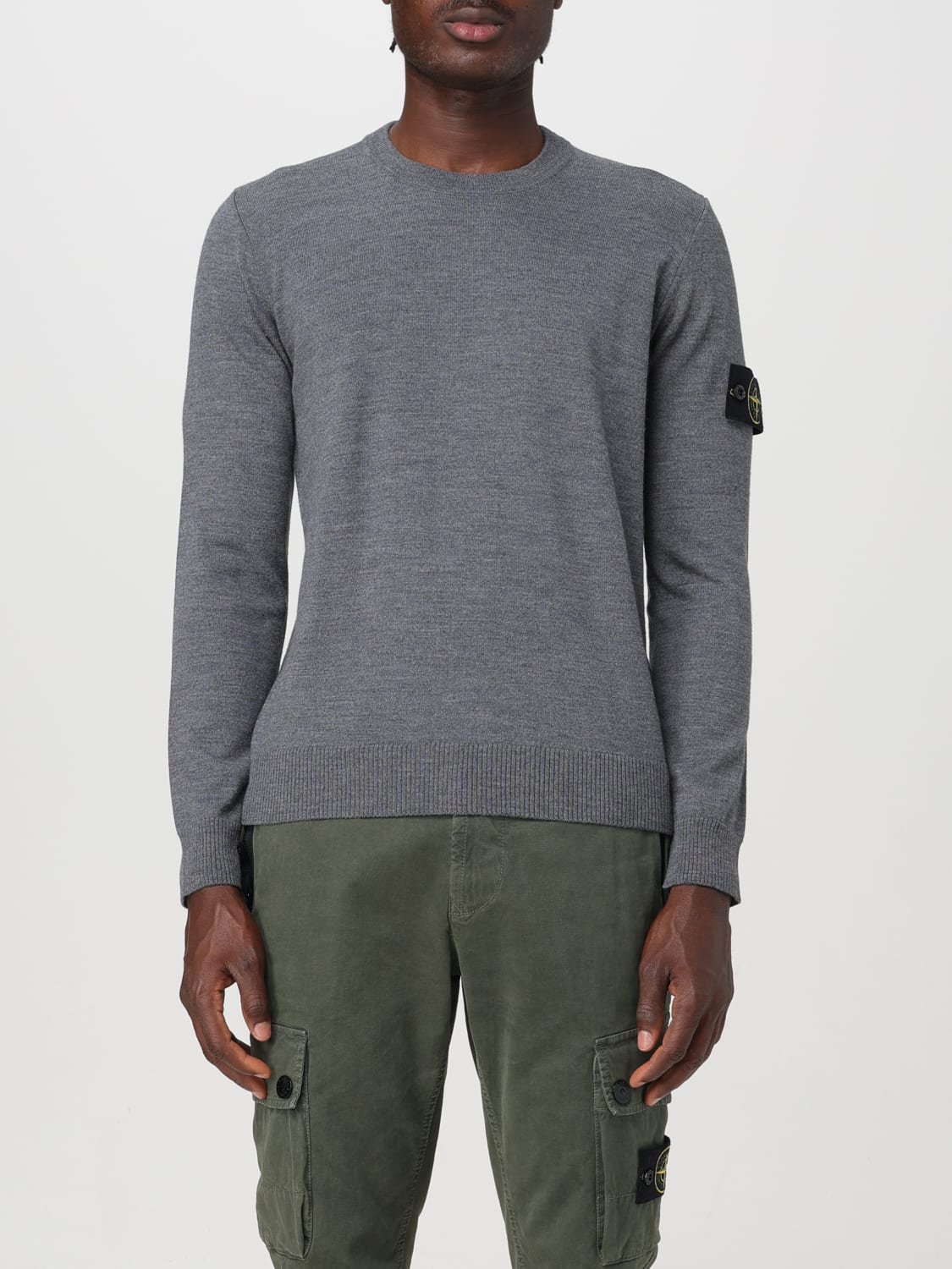 Giglio Maglia basic Stone Island in lana vergine