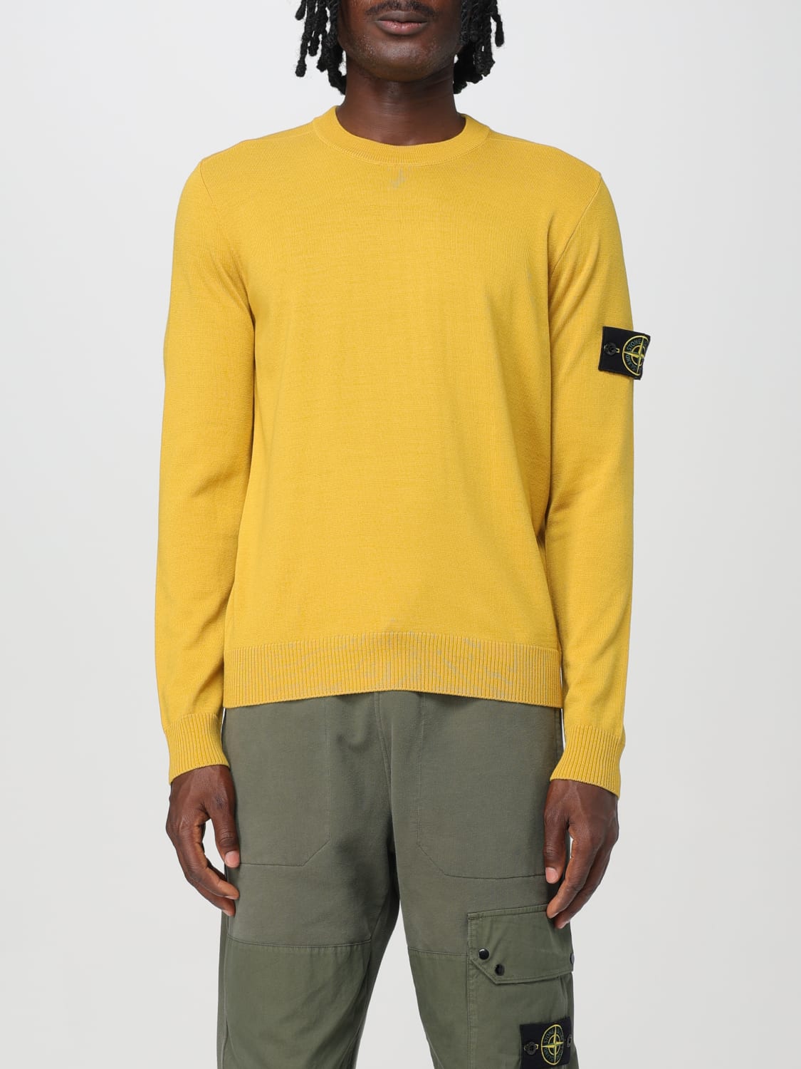 STONE ISLAND JERSEY: Jersey hombre Stone Island, Ocre - Img 1