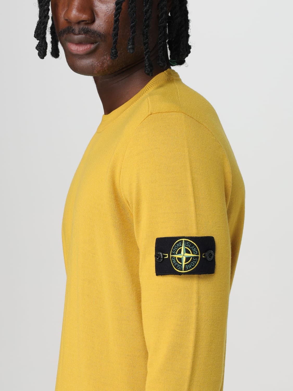 STONE ISLAND JERSEY: Jersey hombre Stone Island, Ocre - Img 5