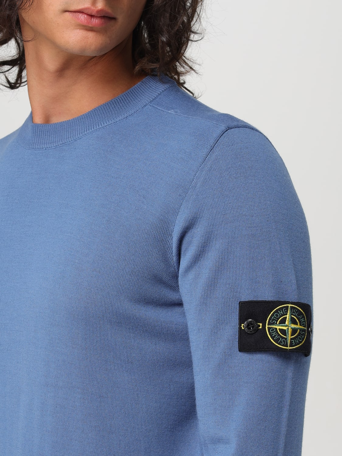 STONE ISLAND: Sweater men - Blue 1 | Stone Island sweater STONE ISLAND: Sweater men - Blue 1 | Stone Island sweater