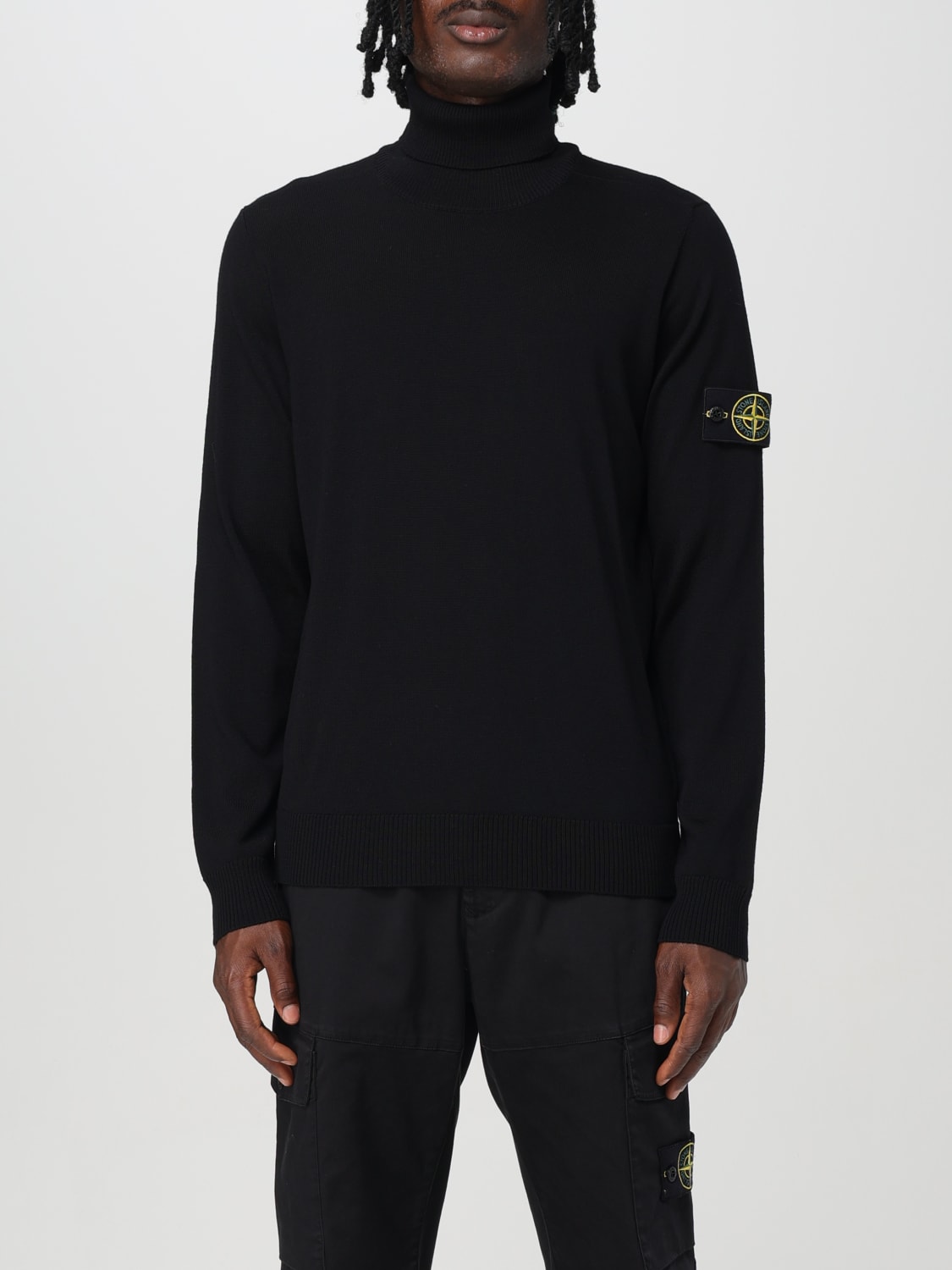 STONE ISLAND JERSEY: Jersey hombre Stone Island, Negro - Img 1