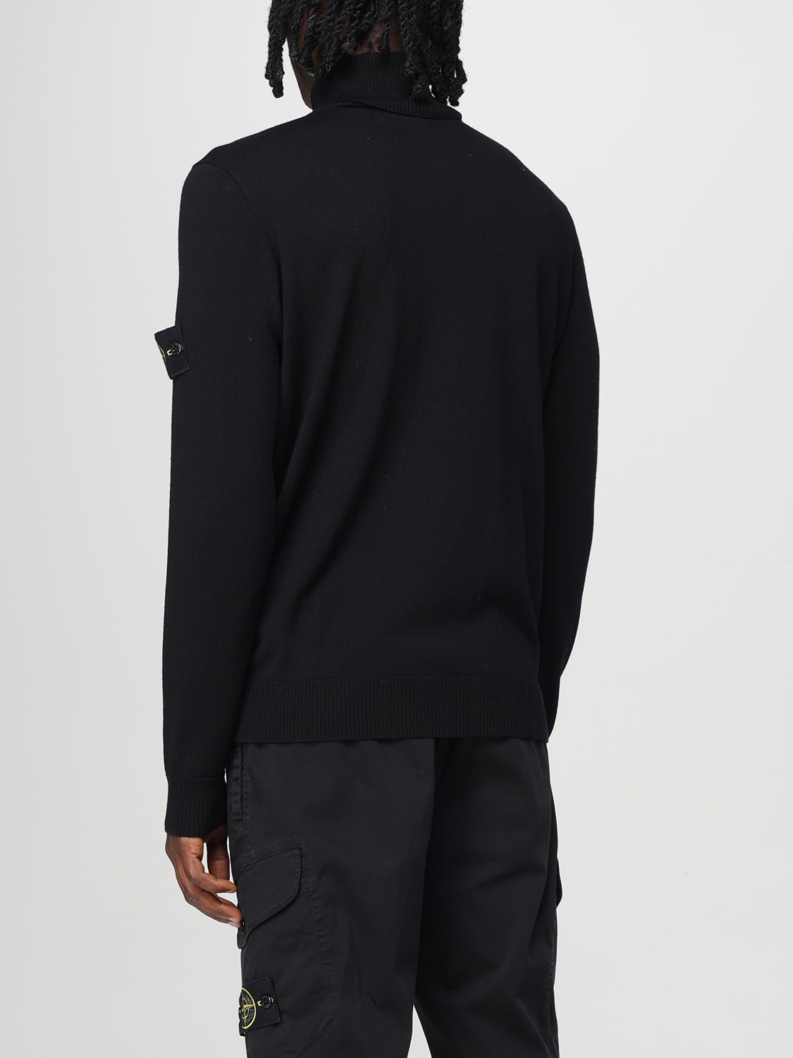 STONE ISLAND JERSEY: Jersey hombre Stone Island, Negro - Img 3