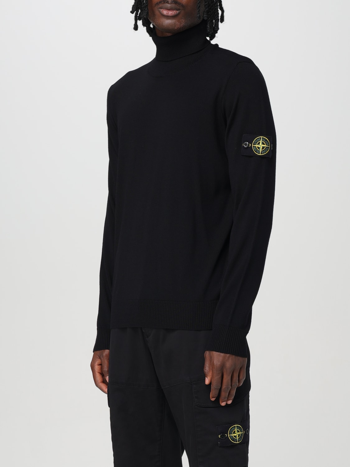 STONE ISLAND JERSEY: Jersey hombre Stone Island, Negro - Img 4