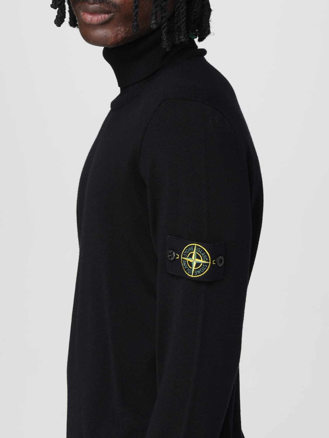 STONE ISLAND JERSEY: Jersey hombre Stone Island, Negro - Img 5