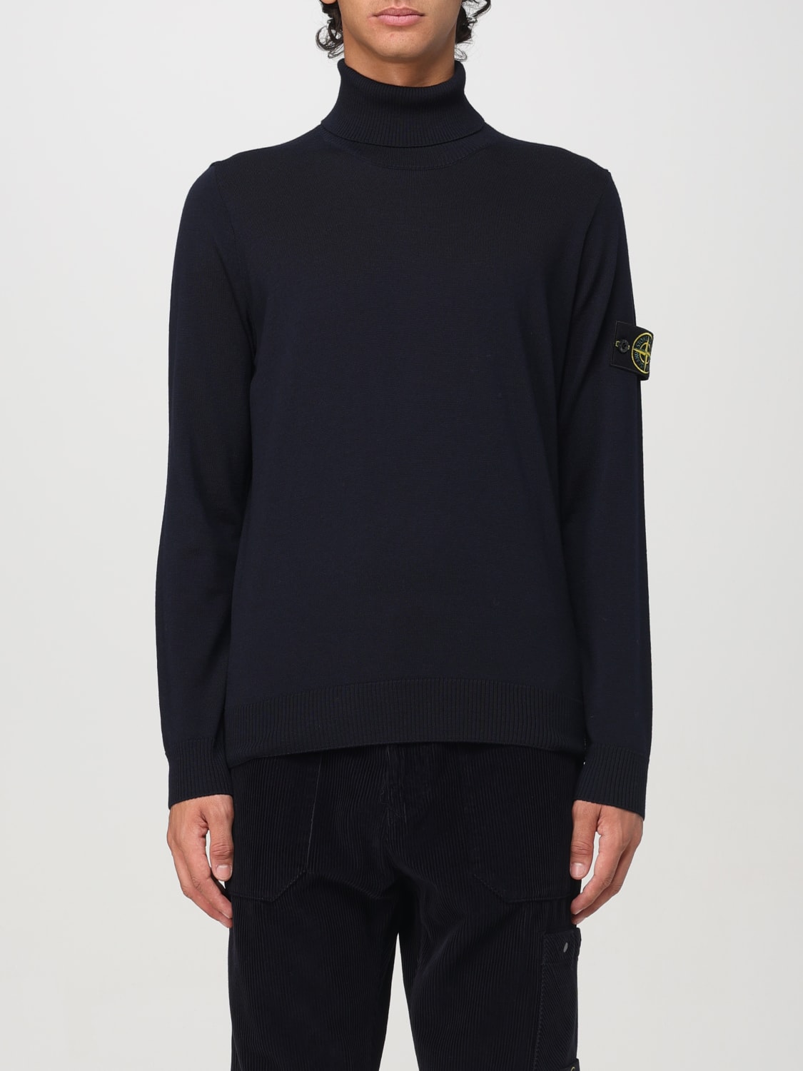 STONE ISLAND JERSEY: Jersey hombre Stone Island, Azul Oscuro - Img 1