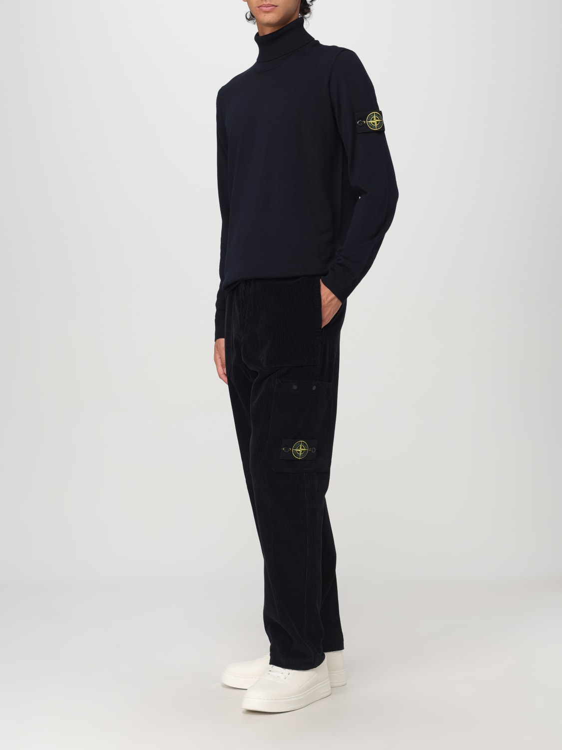 STONE ISLAND JERSEY: Jersey hombre Stone Island, Azul Oscuro - Img 2