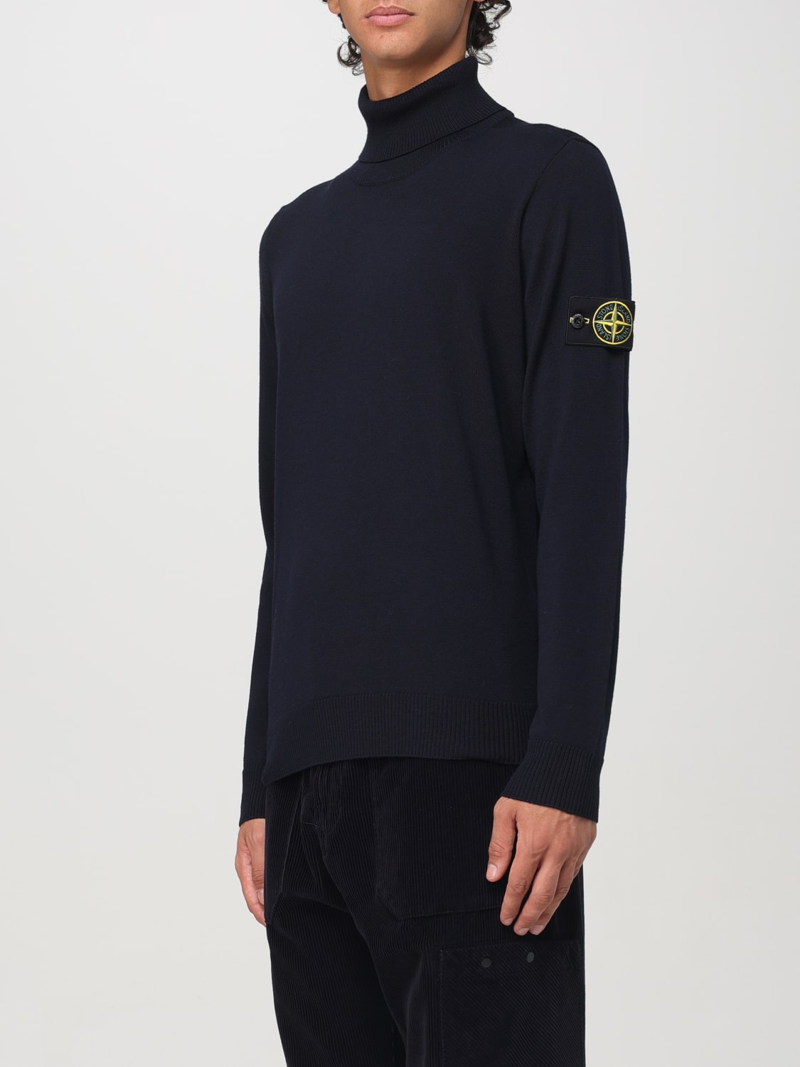 STONE ISLAND JERSEY: Jersey hombre Stone Island, Azul Oscuro - Img 4