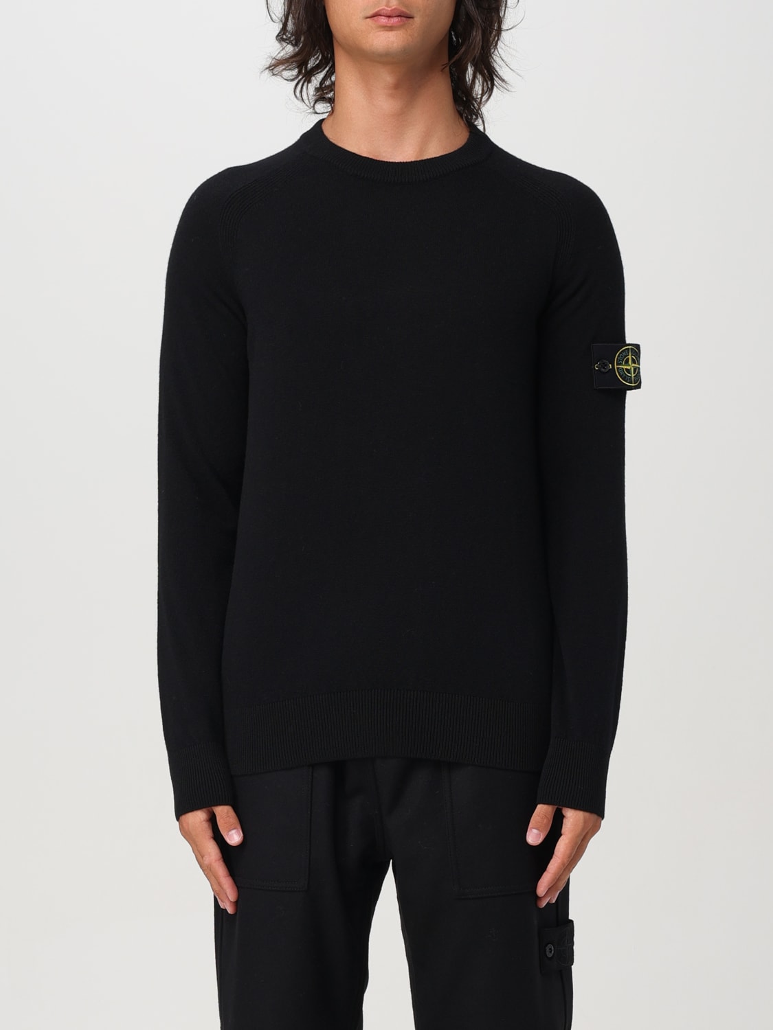 STONE ISLAND JERSEY: Jersey hombre Stone Island, Negro - Img 1