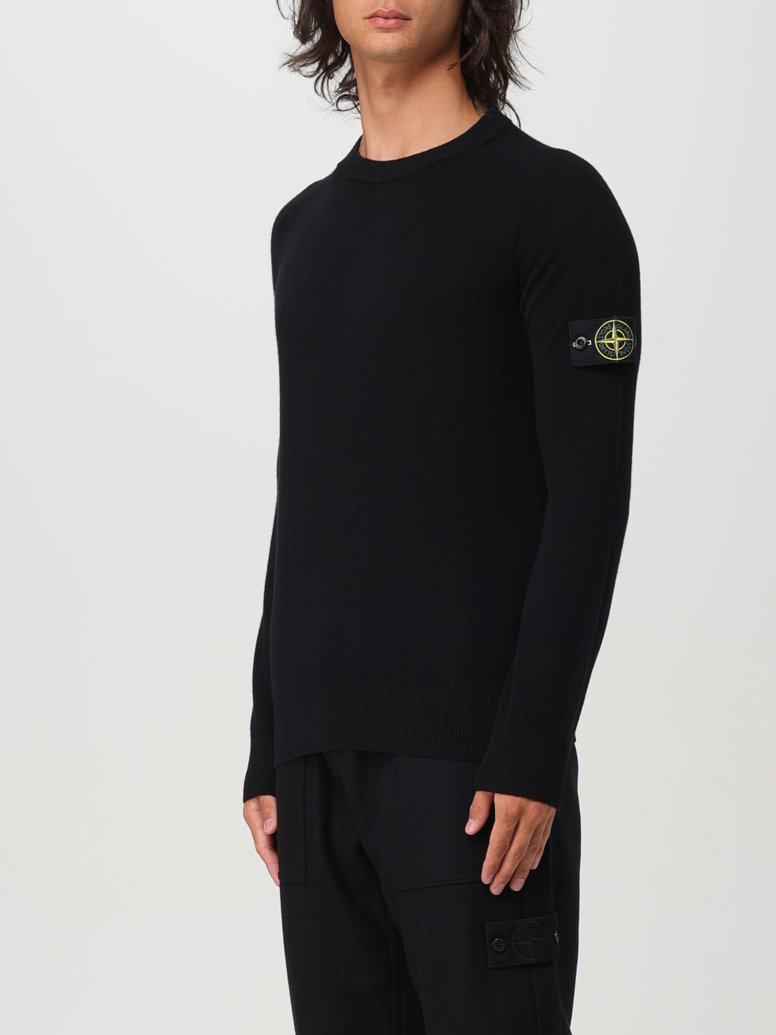 STONE ISLAND JERSEY: Jersey hombre Stone Island, Negro - Img 4