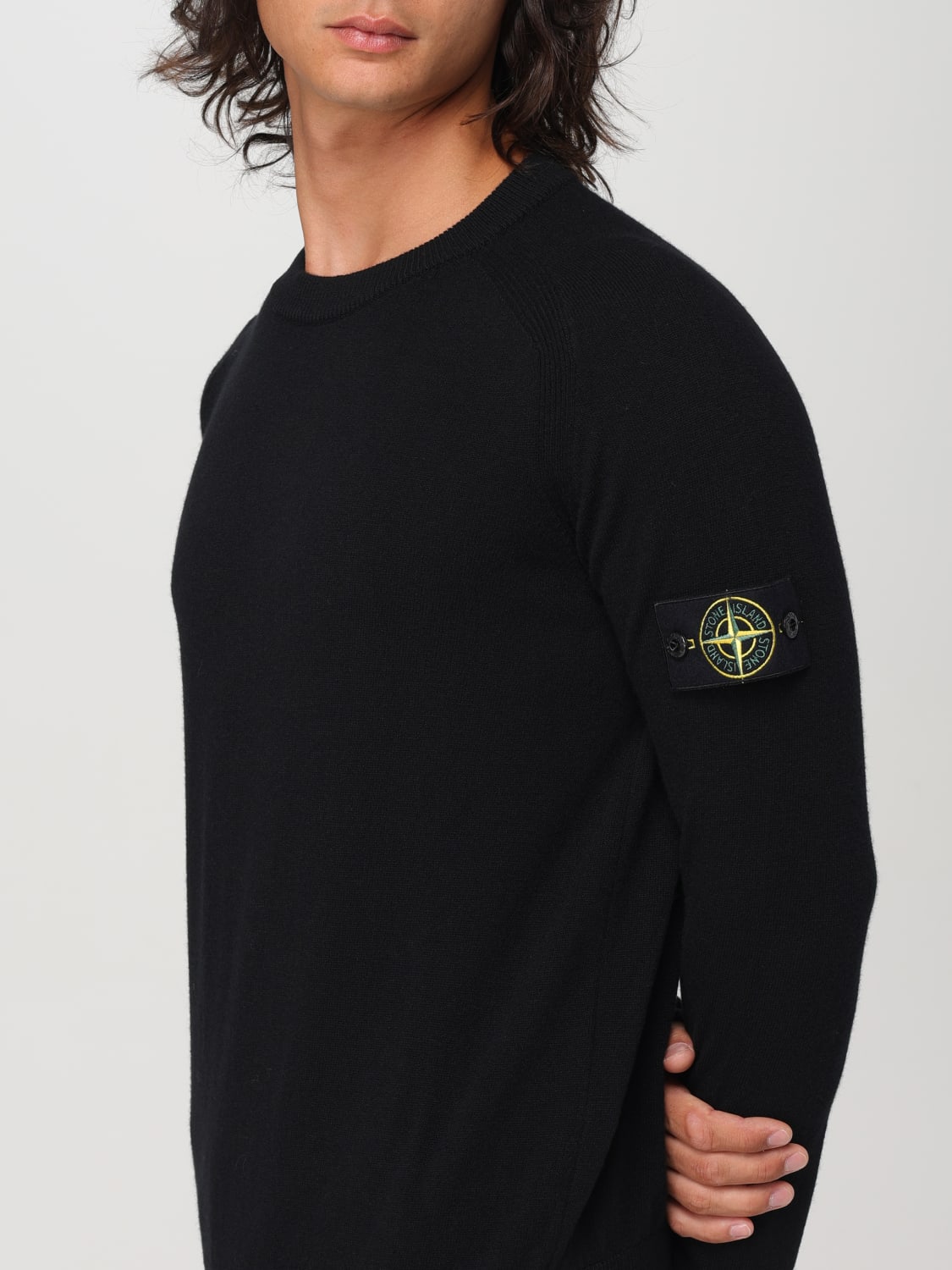 STONE ISLAND JERSEY: Jersey hombre Stone Island, Negro - Img 5