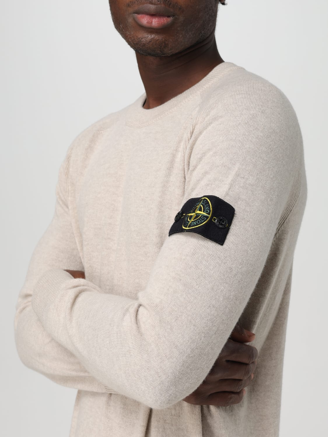 STONE ISLAND JERSEY: Jersey hombre Stone Island, Beige - Img 5