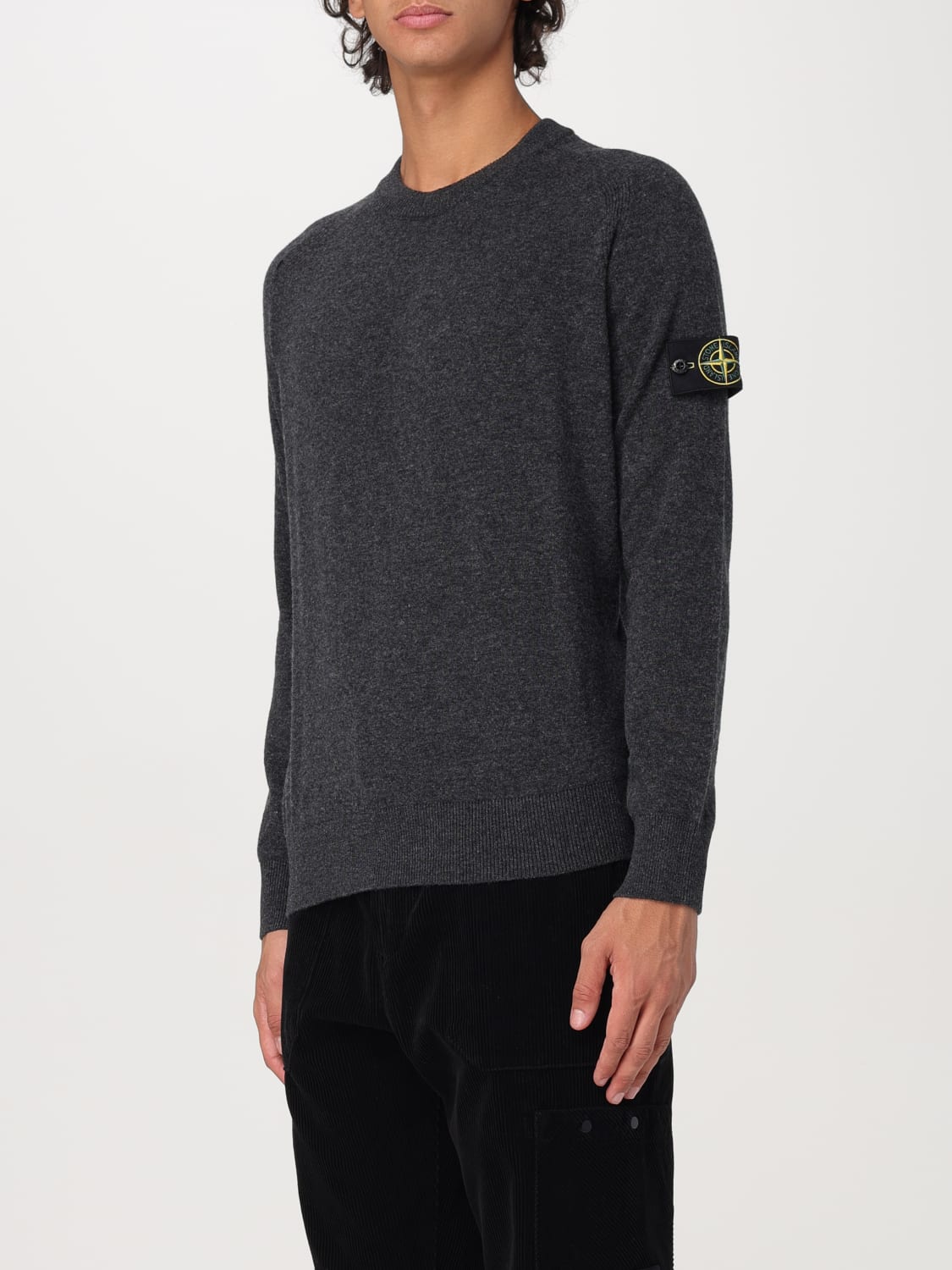 STONE ISLAND JERSEY: Jersey hombre Stone Island, Carbón - Img 4