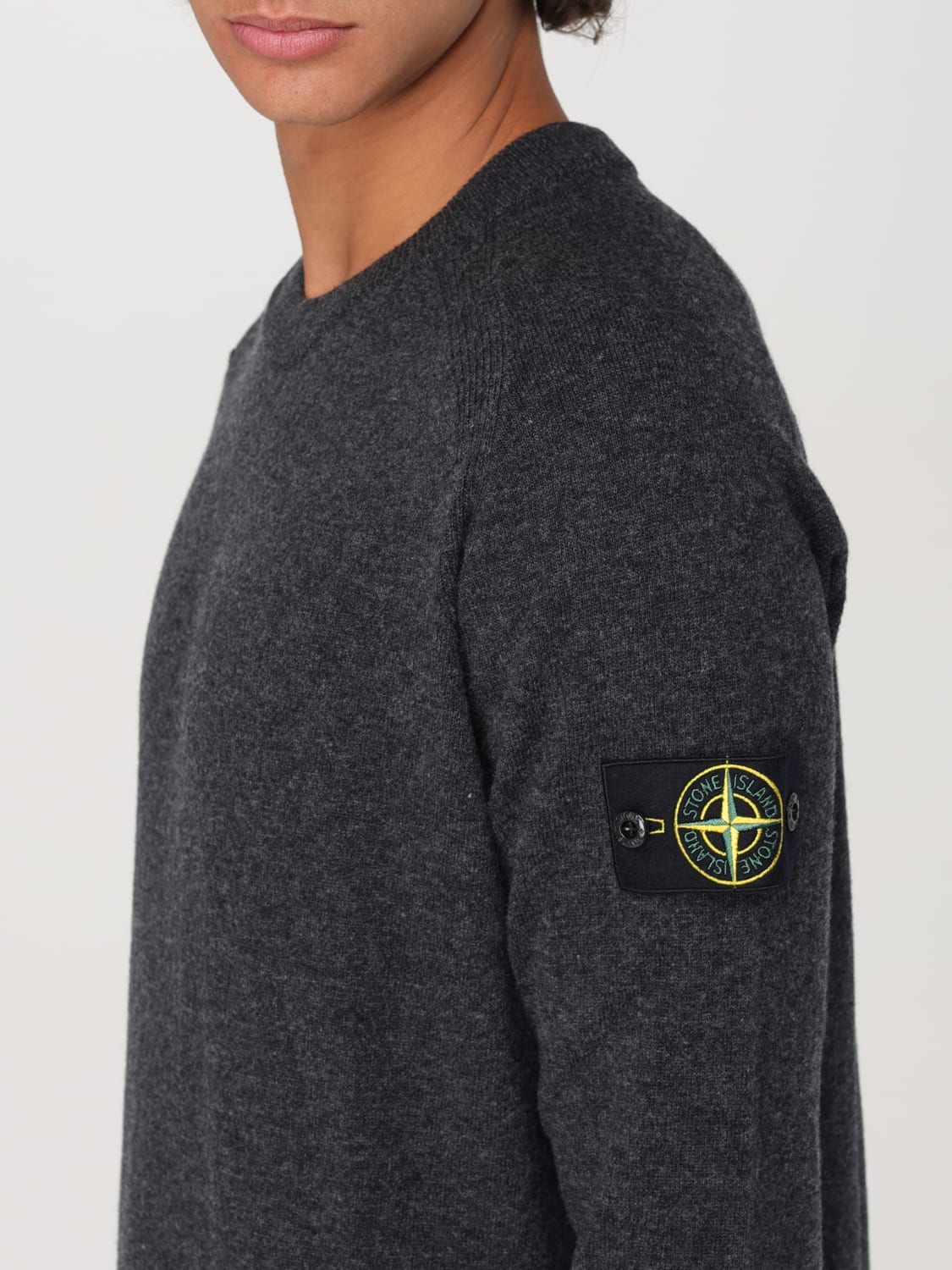 STONE ISLAND JERSEY: Jersey hombre Stone Island, Carbón - Img 5