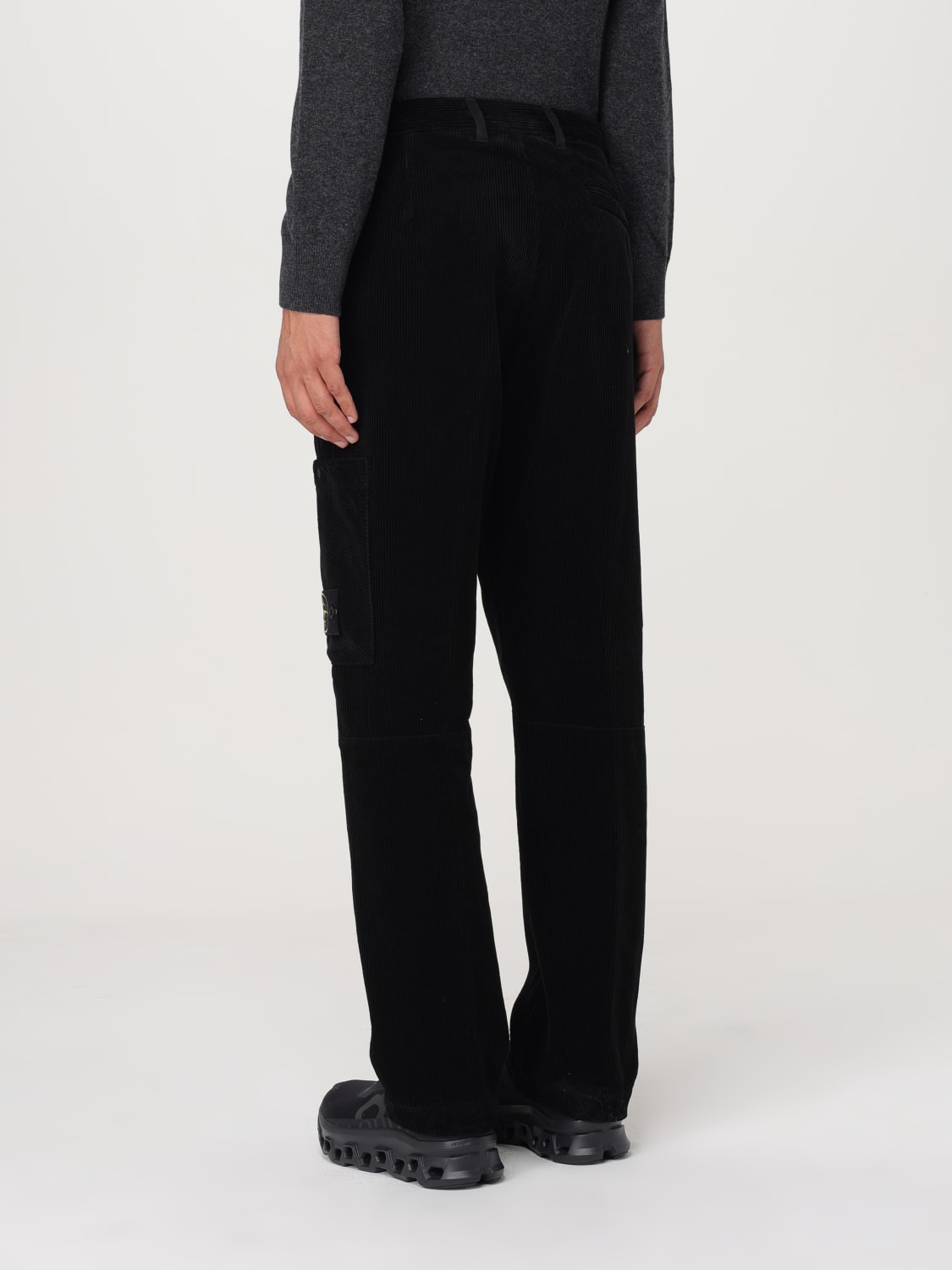 STONE ISLAND PANTALÓN: Pantalón hombre Stone Island, Negro - Img 3