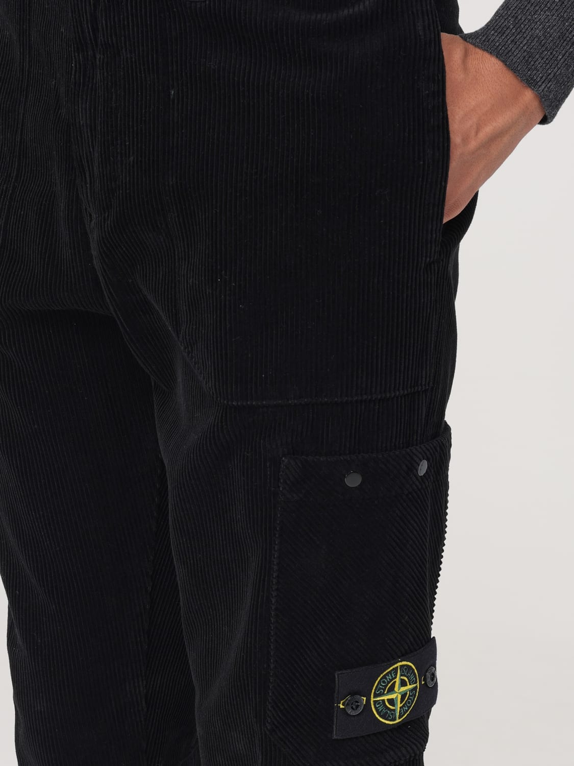 STONE ISLAND PANTALÓN: Pantalón hombre Stone Island, Negro - Img 5