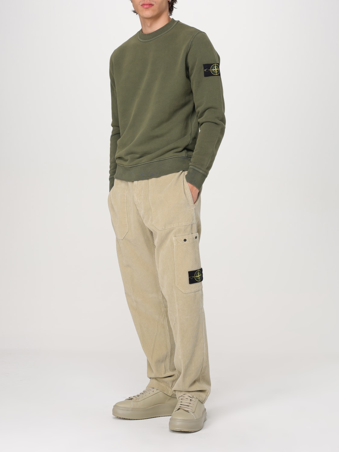 STONE ISLAND PANTALÓN: Pantalón hombre Stone Island, Nata - Img 2