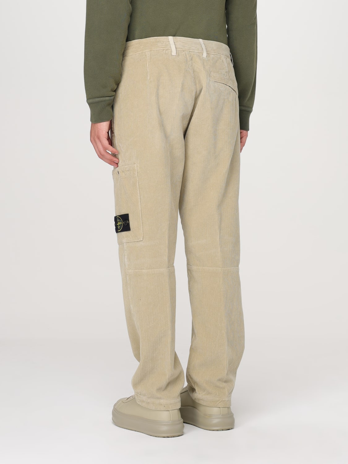 STONE ISLAND PANTALÓN: Pantalón hombre Stone Island, Nata - Img 3