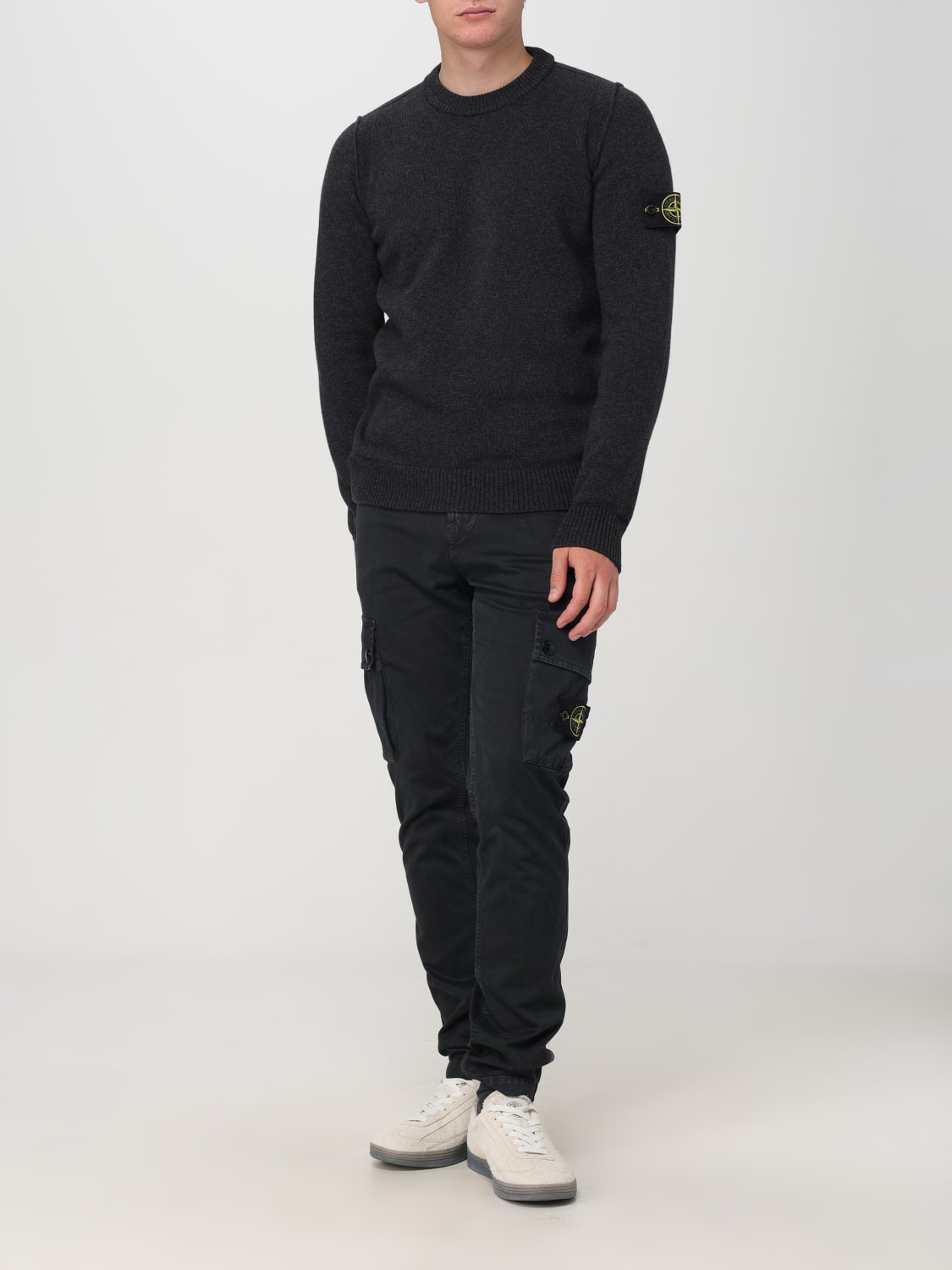 STONE ISLAND PANTALÓN: Pantalón hombre Stone Island, Negro - Img 2